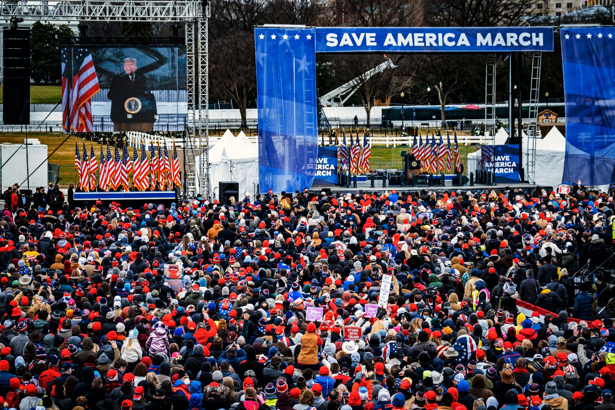 Firm That Planned Trump’s Jan. 6 Rally Received No-Bid Contracts