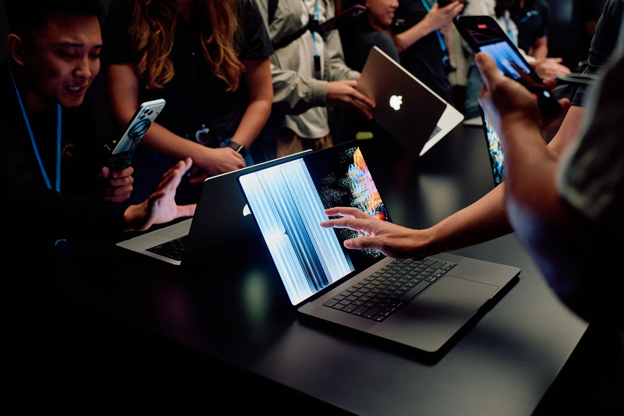 Apple Unveils Its First Touch-Screen Laptop Computer