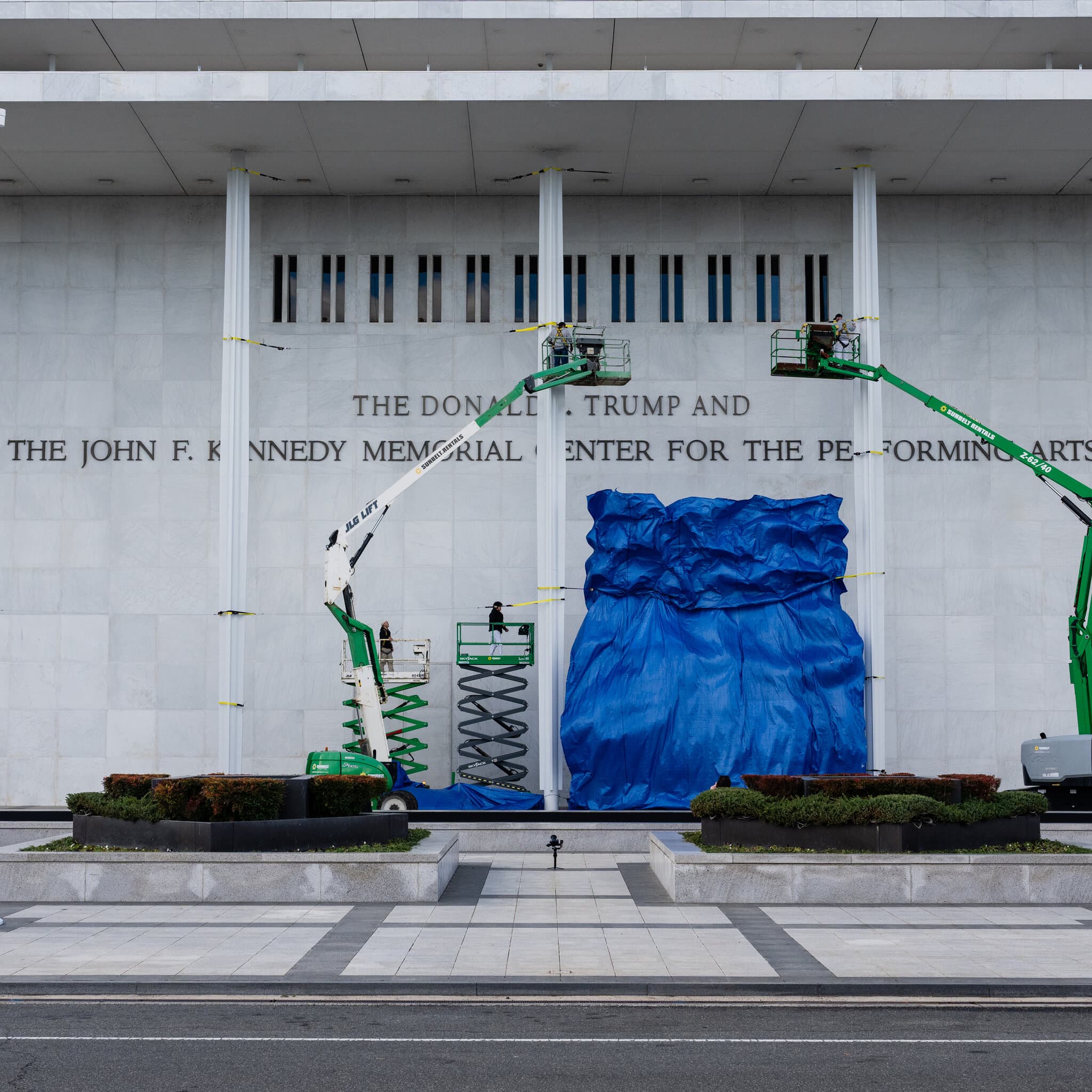 Lawmaker Sues to Remove Trump’s Name From the Kennedy Center
