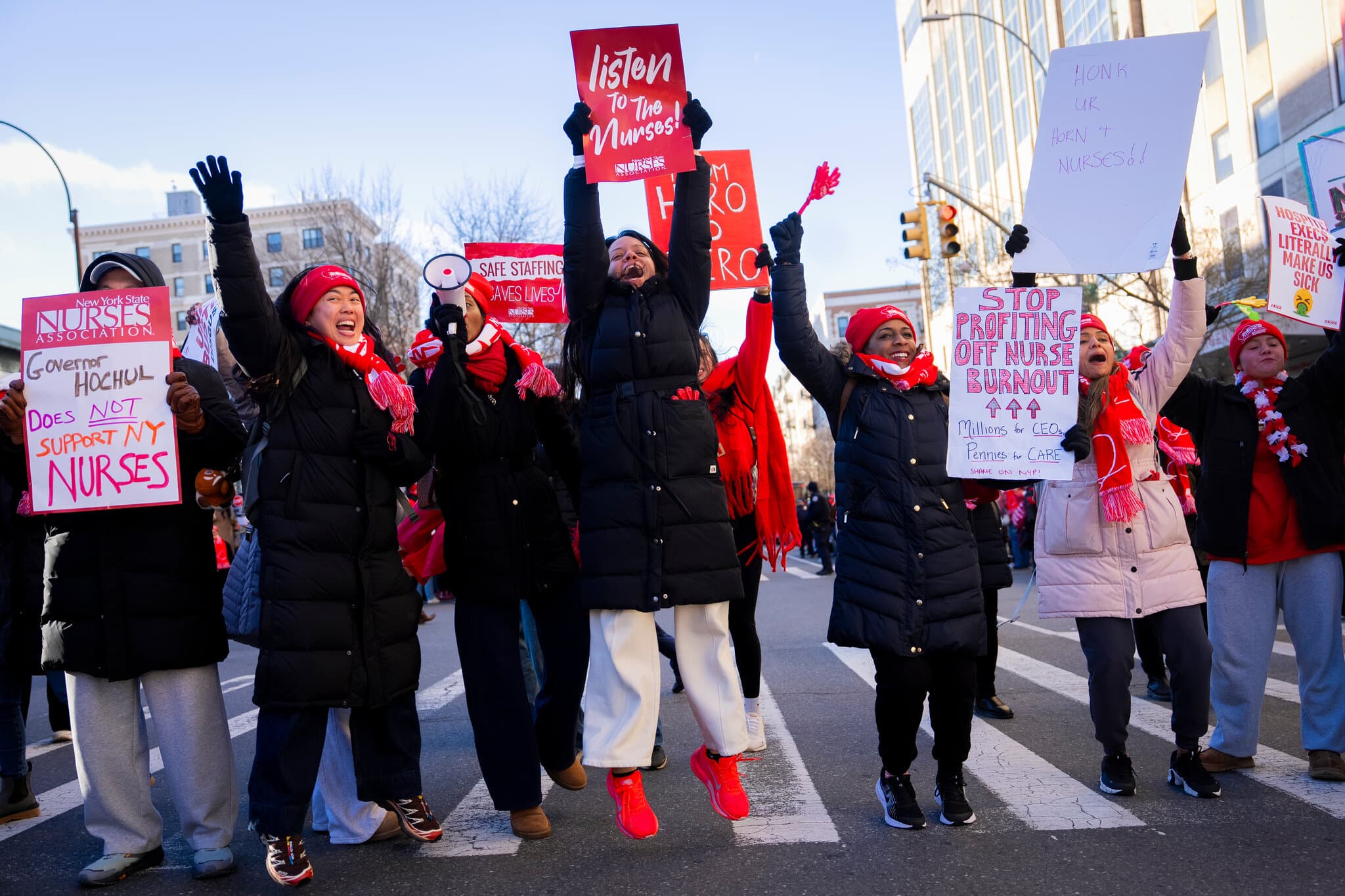 As N.Y.C. Nurses’ Strike Continues, Both Sides Prepare for a Long Fight