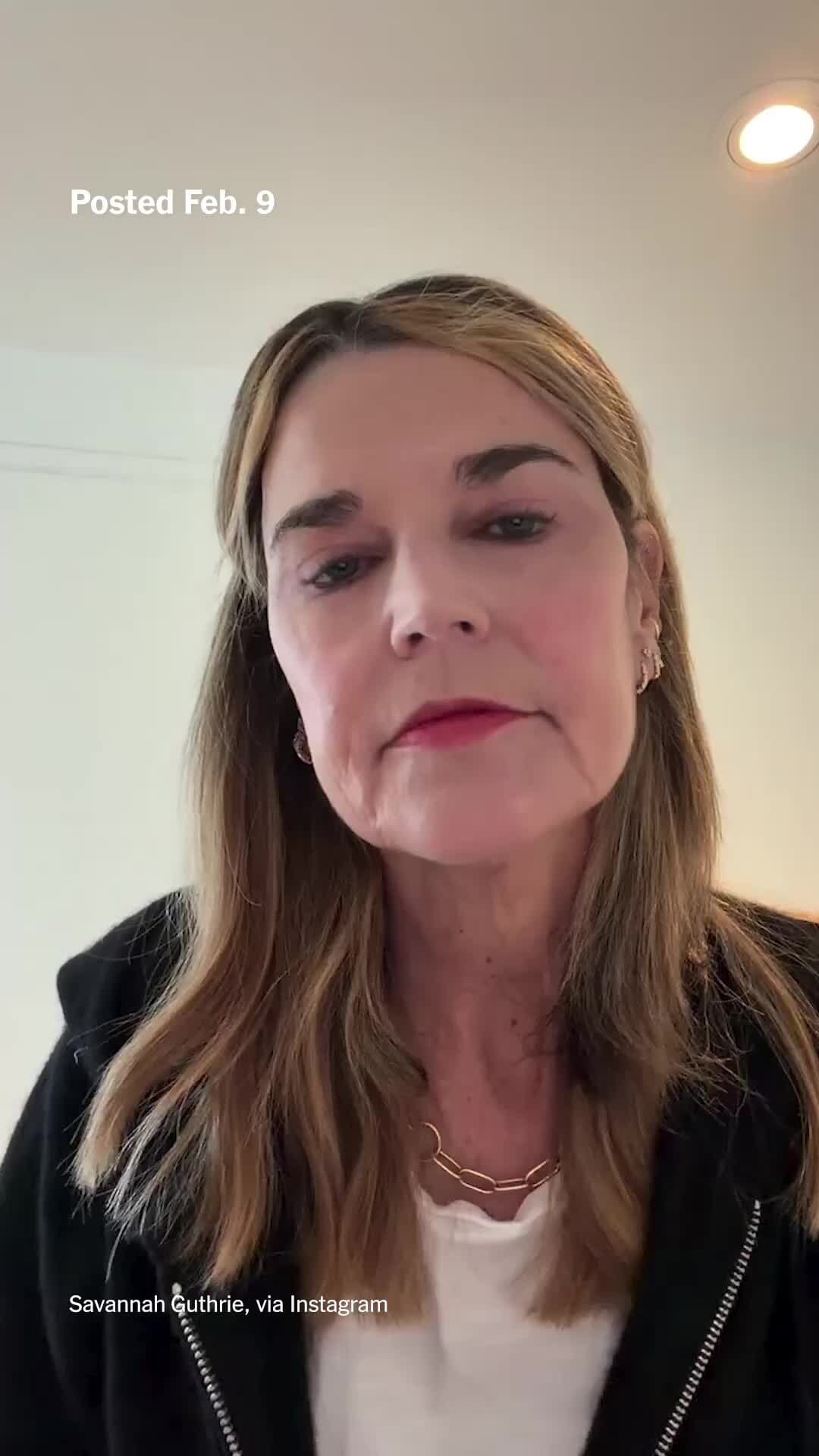 ‘We Believe Our Mom Is Still Out There,’ Savannah Guthrie Says in Video