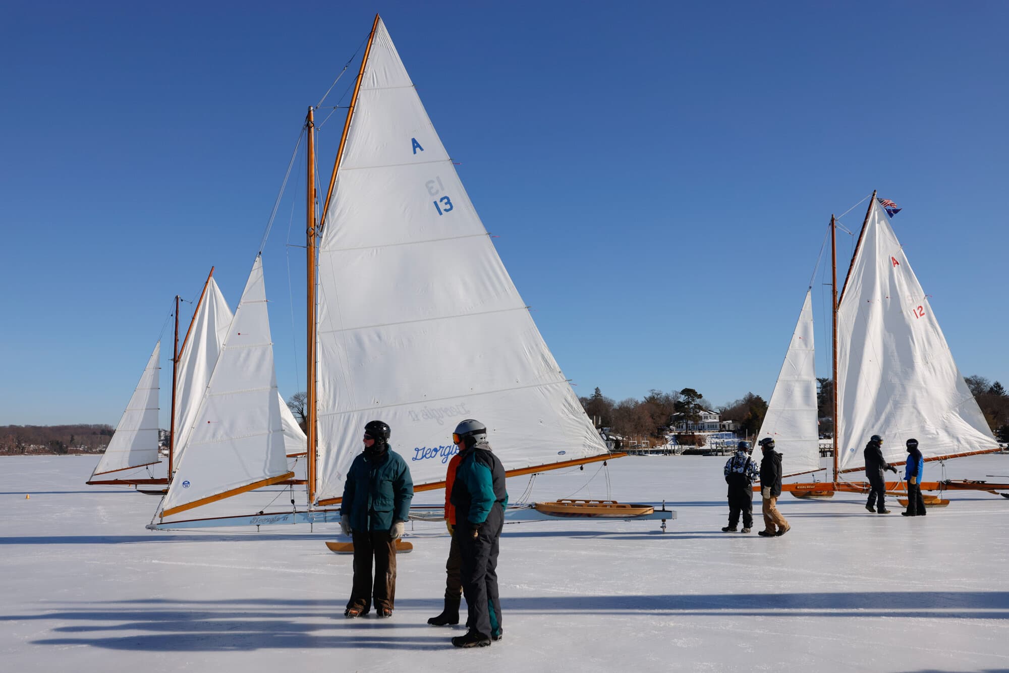 When It’s Finally Cold Enough to Race Ice Yachts