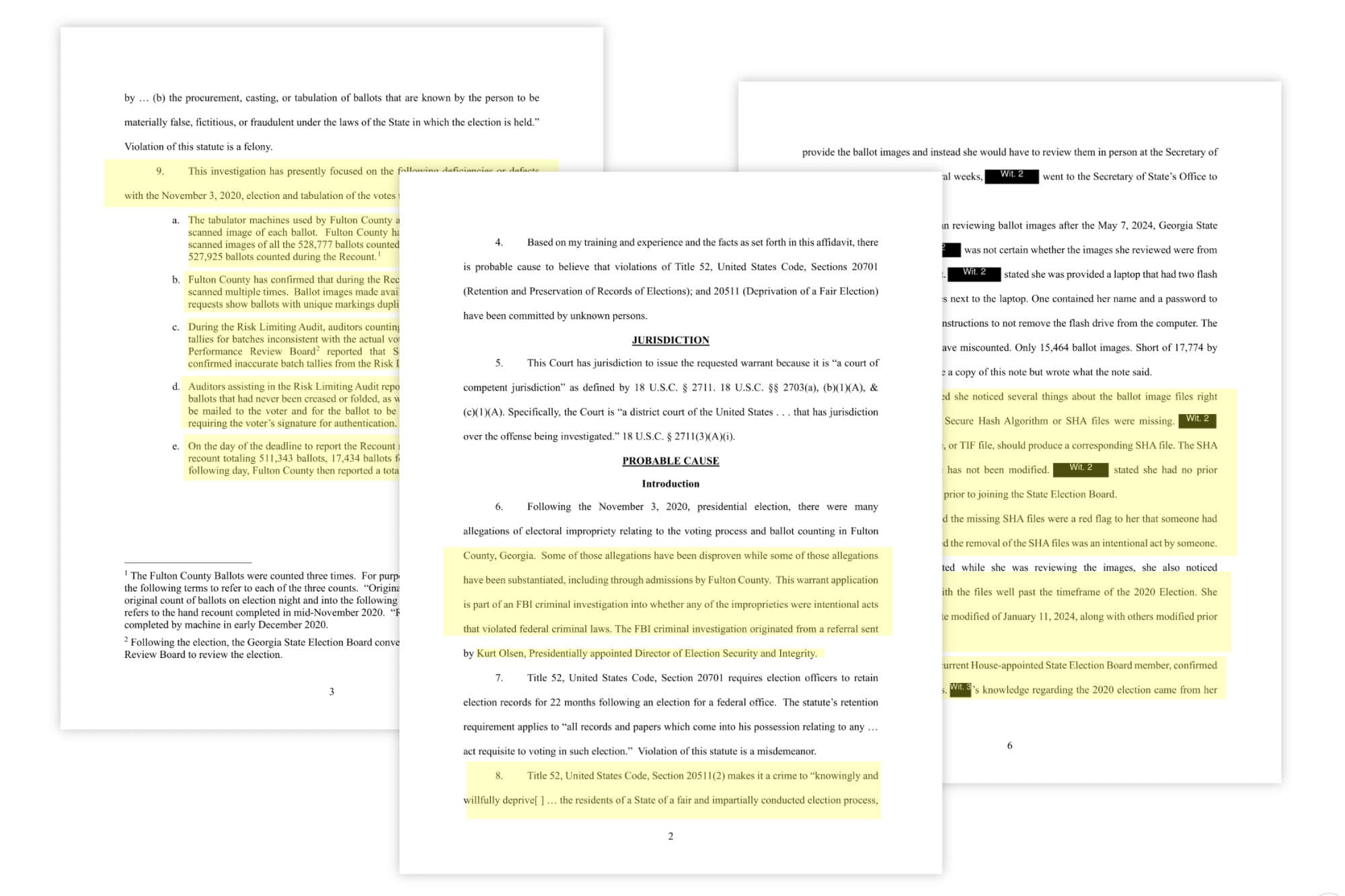 How an F.B.I. Affidavit to Seize Ballots Relied on Debunked Election Claims