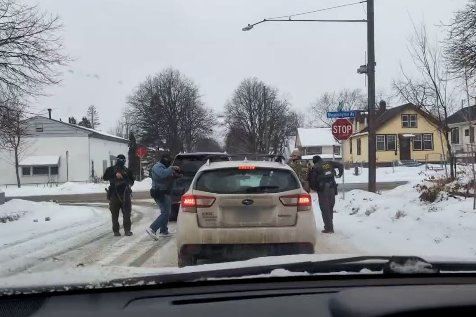 ICE Agents Menaced Minnesota Protesters at Their Homes, Filings Say