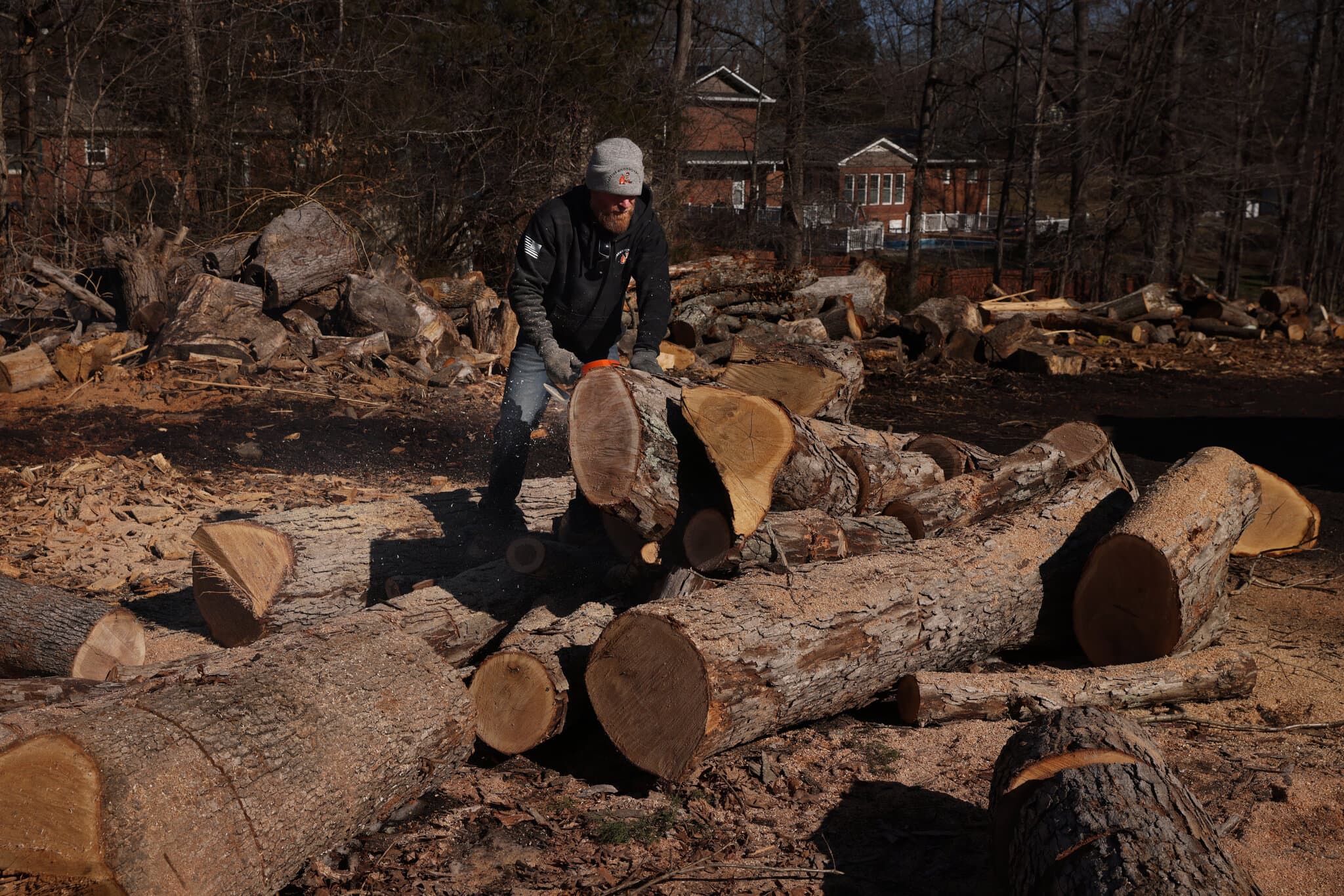 Shivering Americans Snap Up Firewood as Winter Grinds On