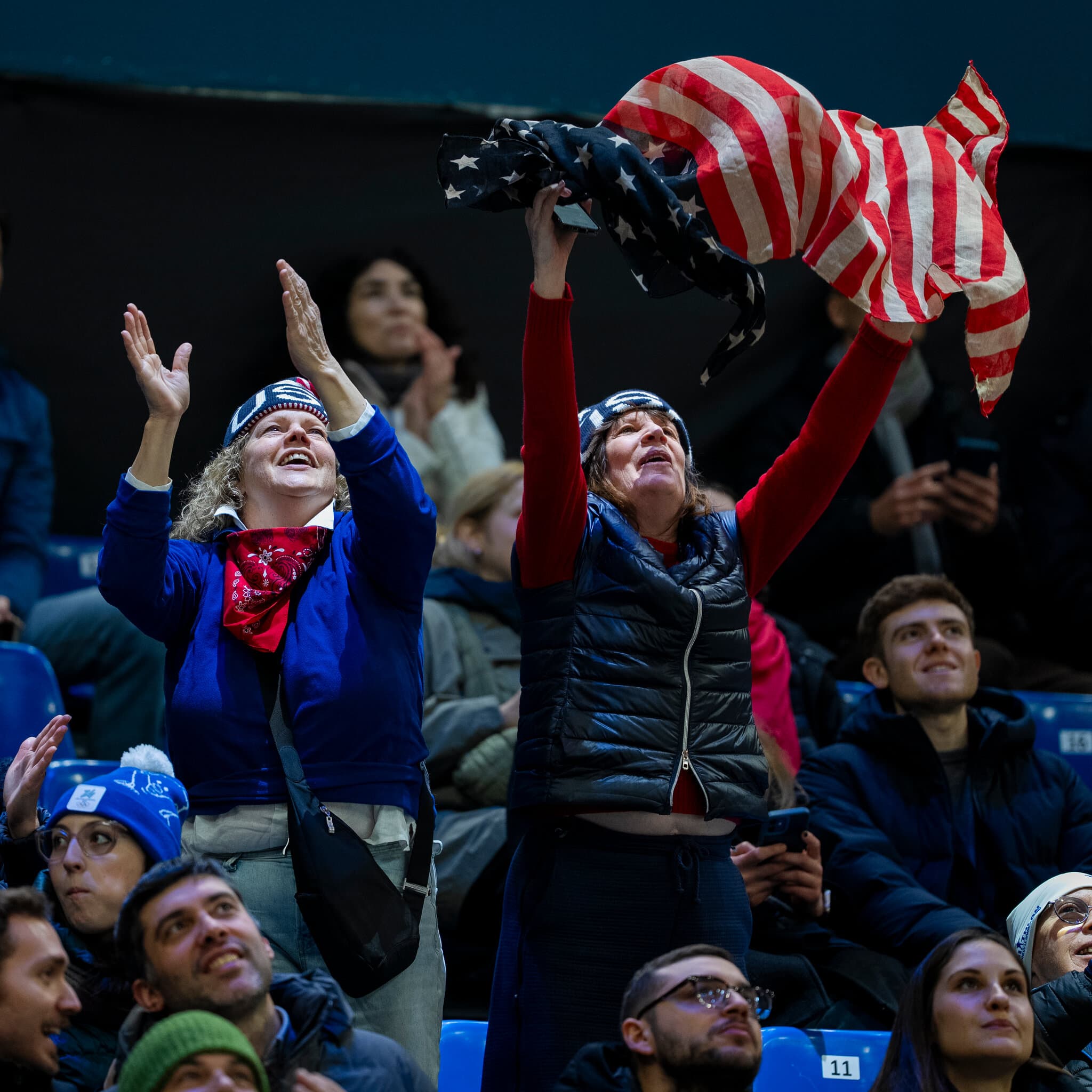 At the Winter Olympics