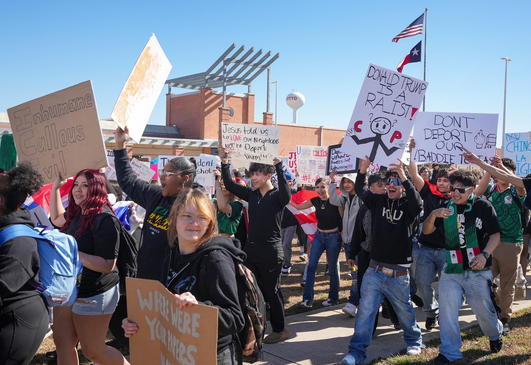Students Across the U.S. Are Protesting ICE. Texas Wants to Punish Their Schools.