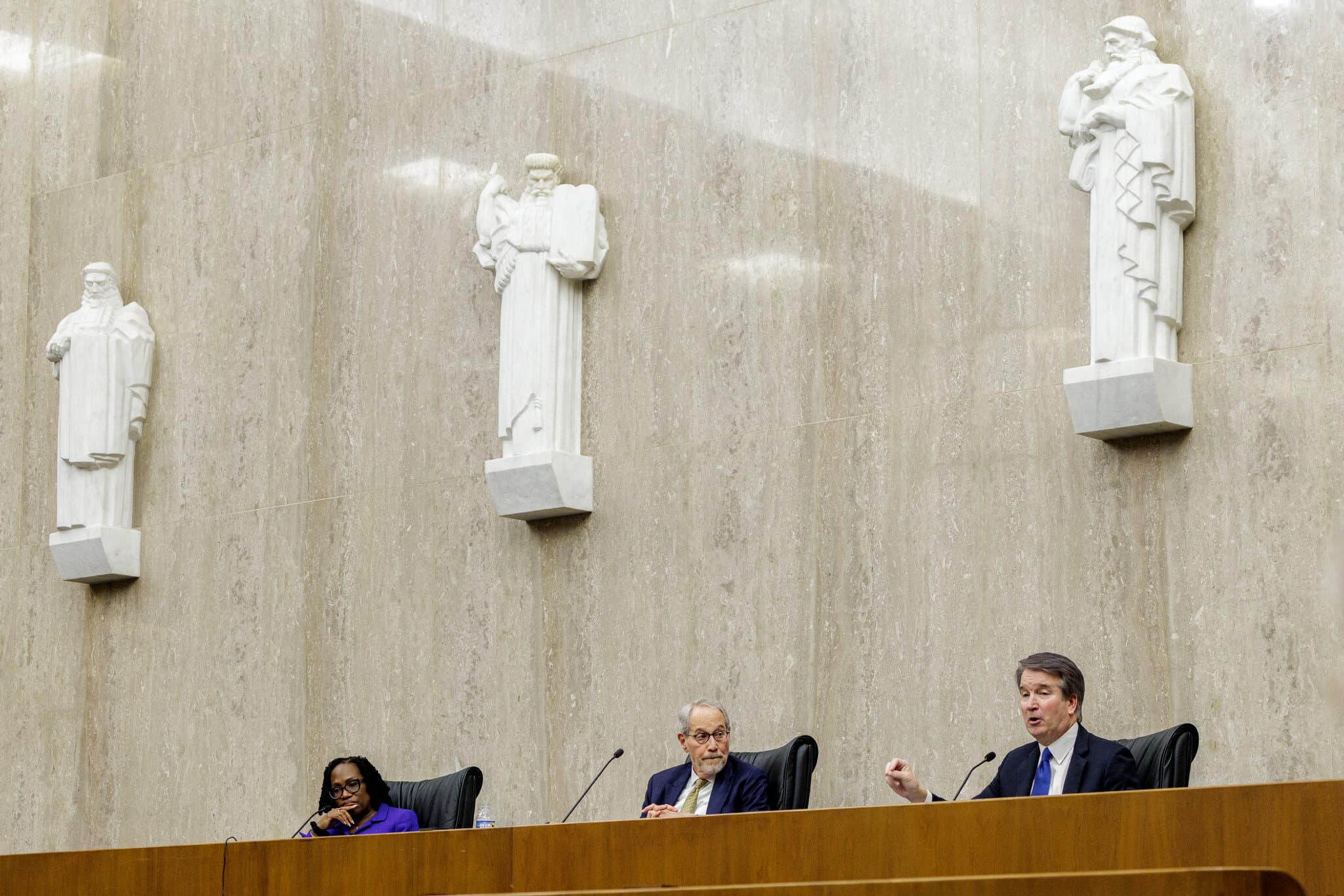 Two Supreme Court Justices Debate Handling of Trump Emergency Cases