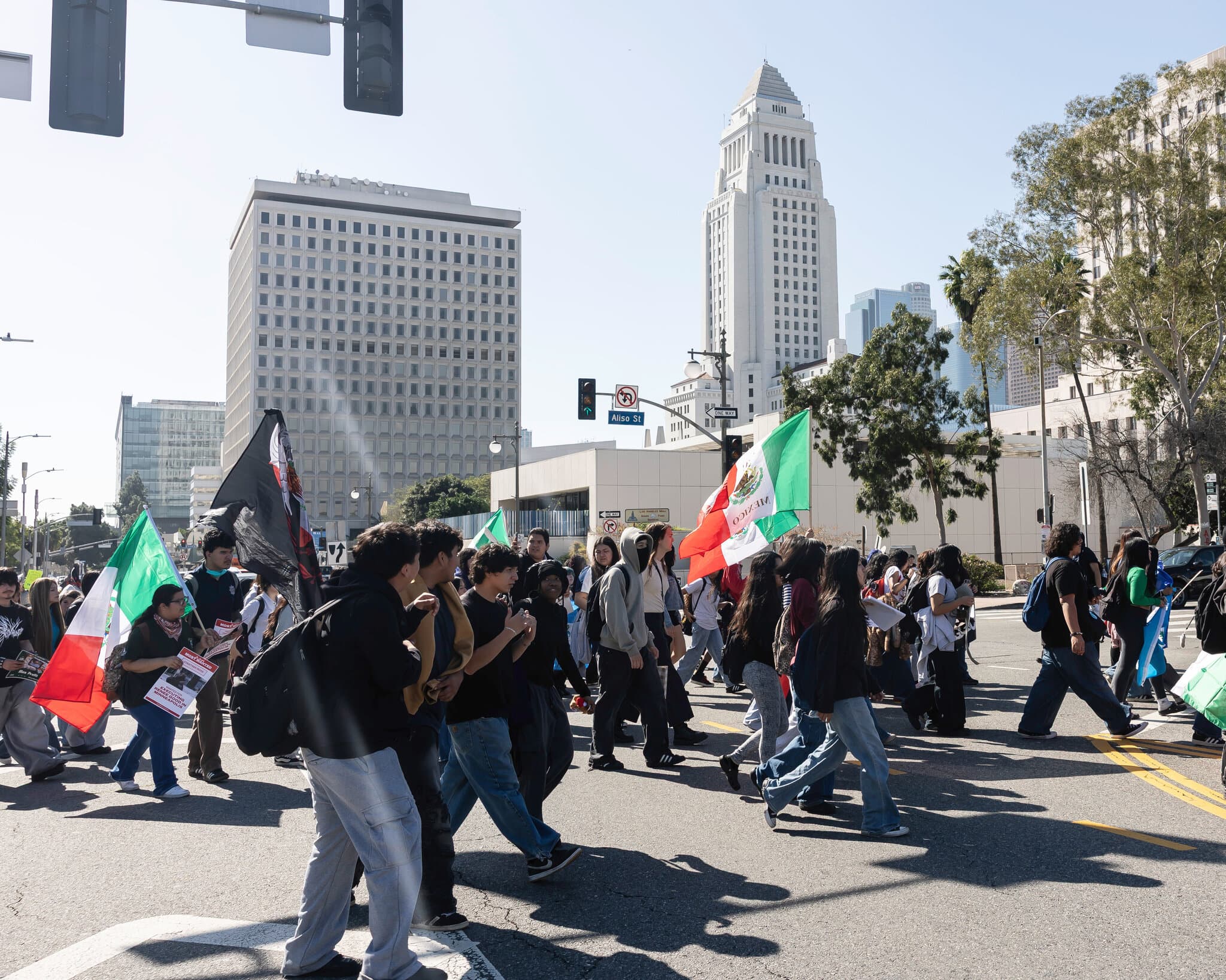 Three Federal Officers Injured in Los Angeles Protests, D.H.S. Says