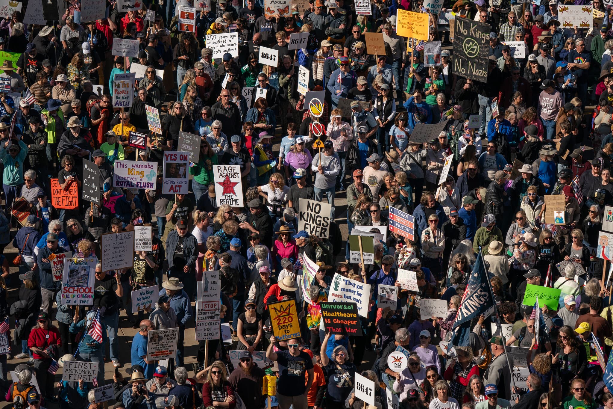 Iran and Immigration Frustrations Fuel New Wave of ‘No Kings’ Rallies