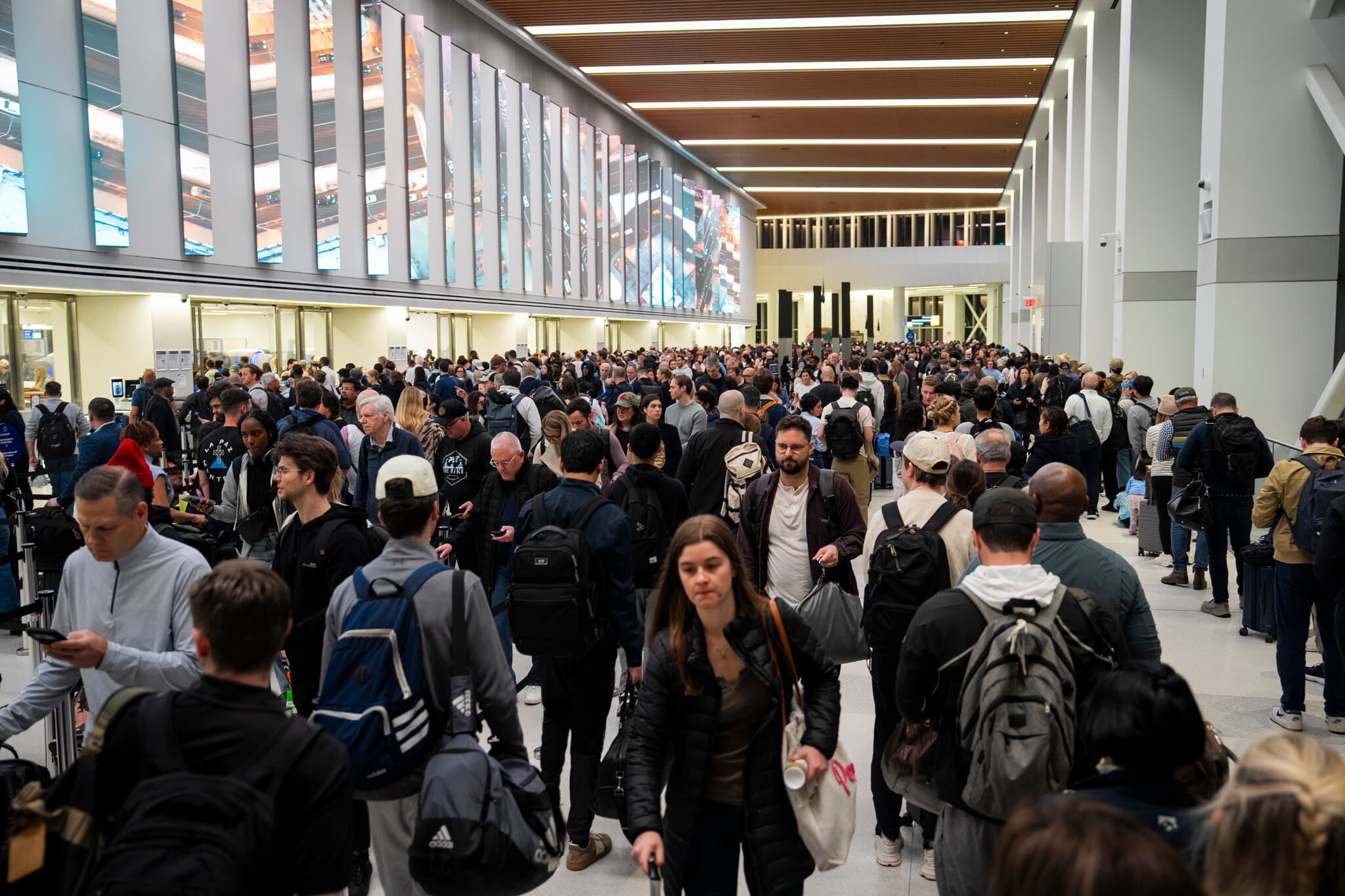 Record Number of T.S.A. Employees Called Out on Friday