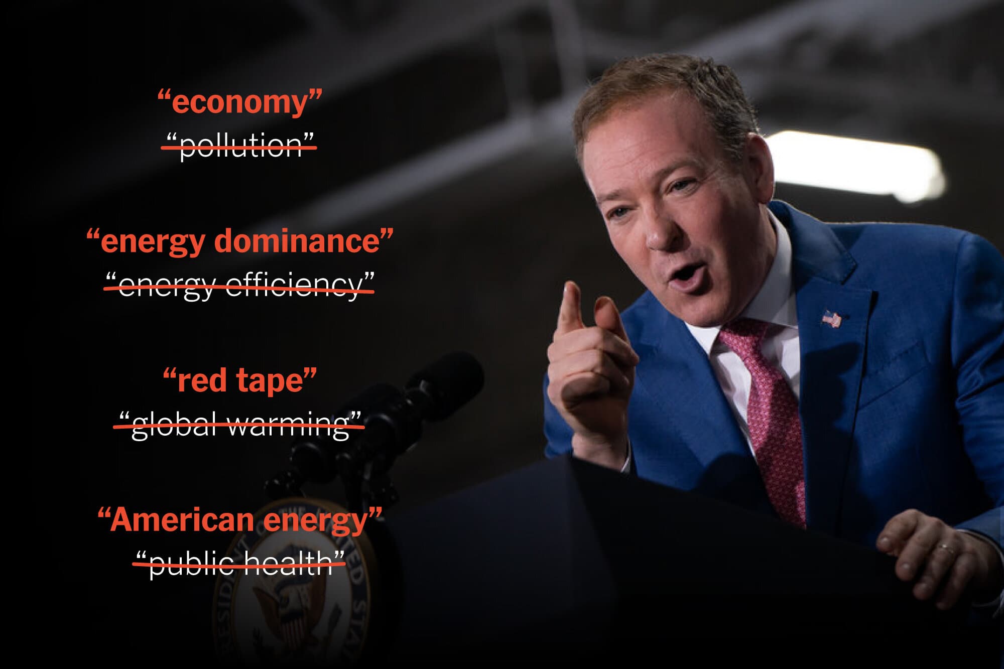 How Lee Zeldin Shifted the Mission — And the Message — of the E.P.A.