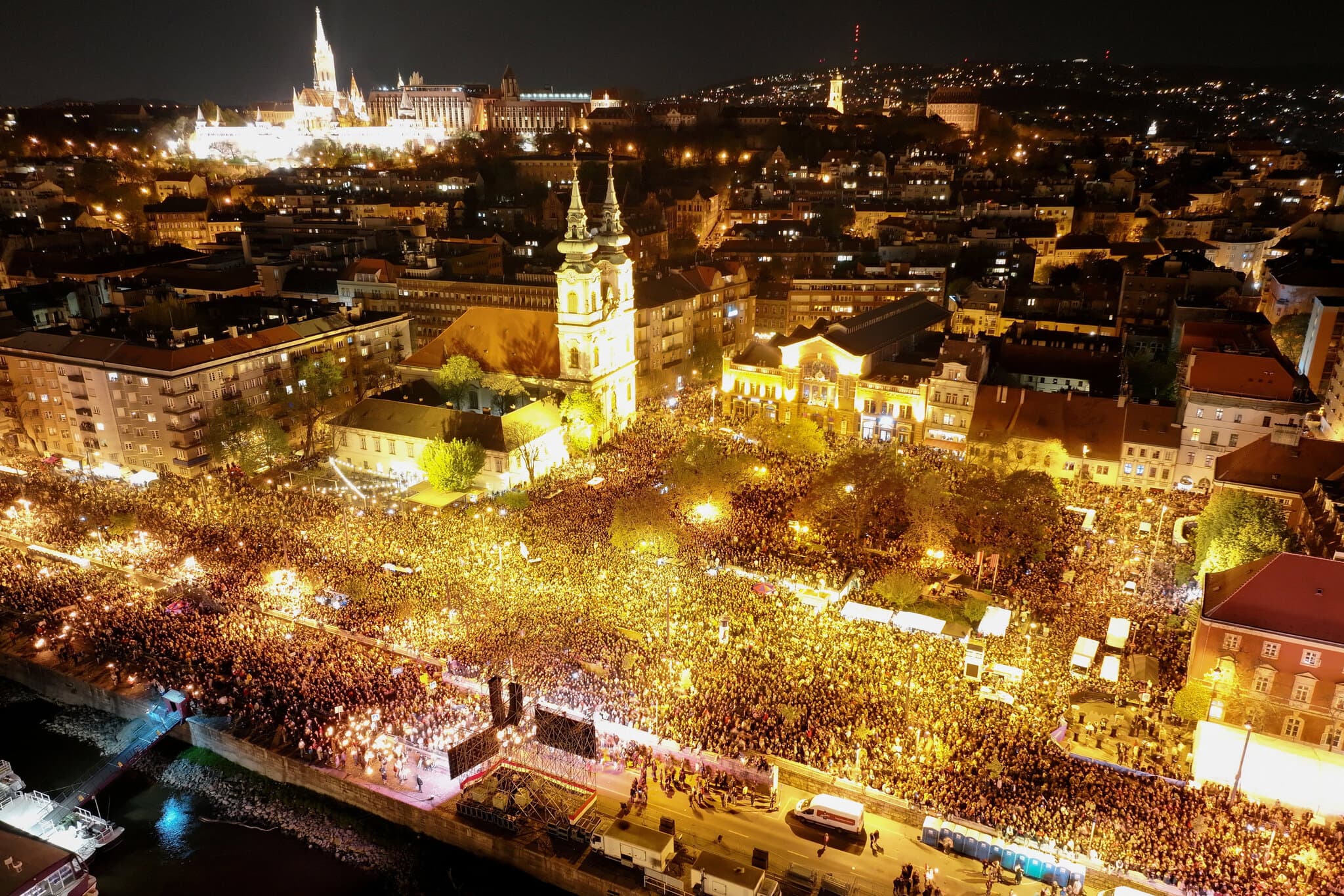 ‘We Finally Have Democracy’: Hungarians Erupt in Joy and Relief