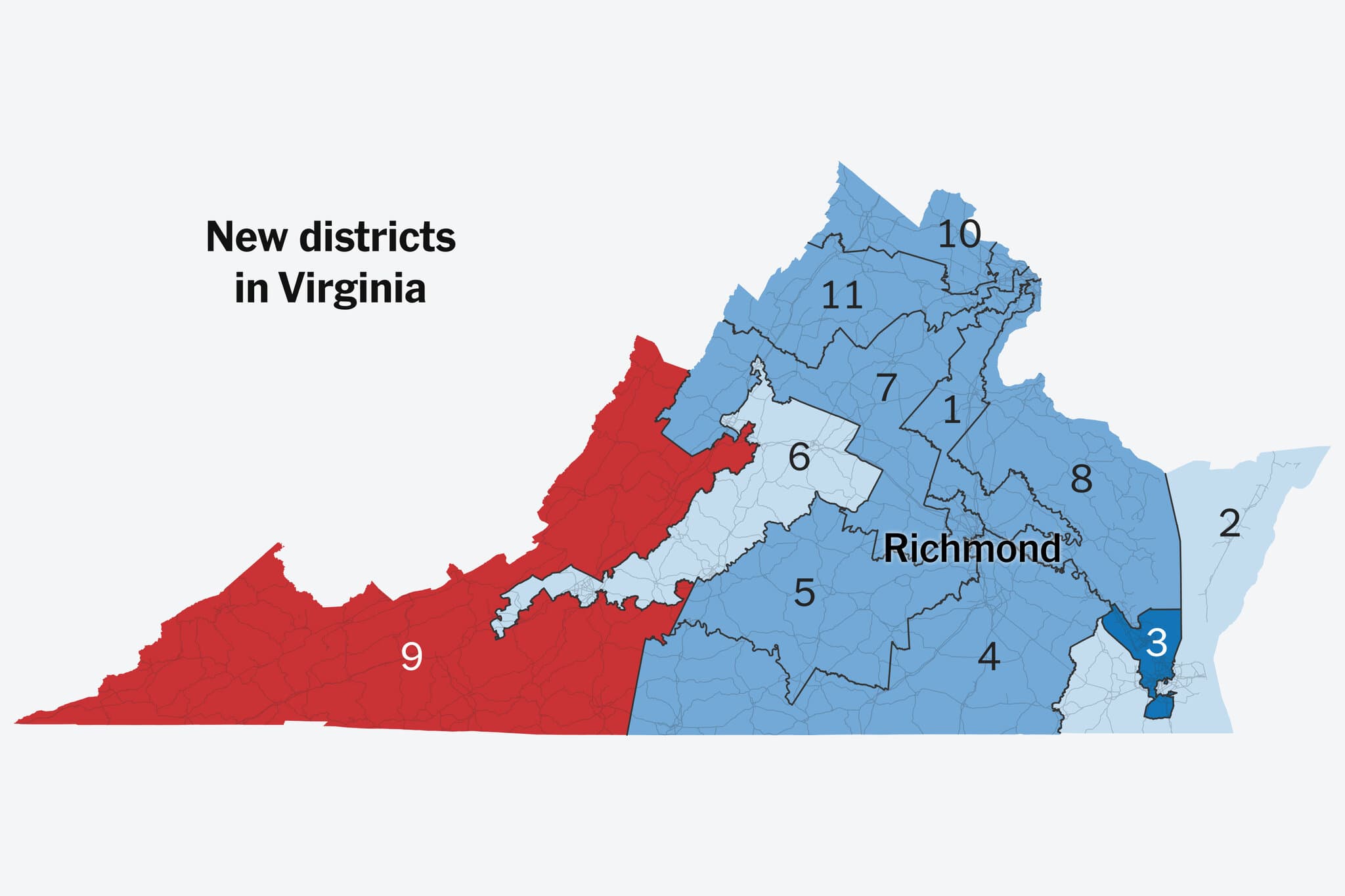 Here’s What the New Virginia House Map Looks Like