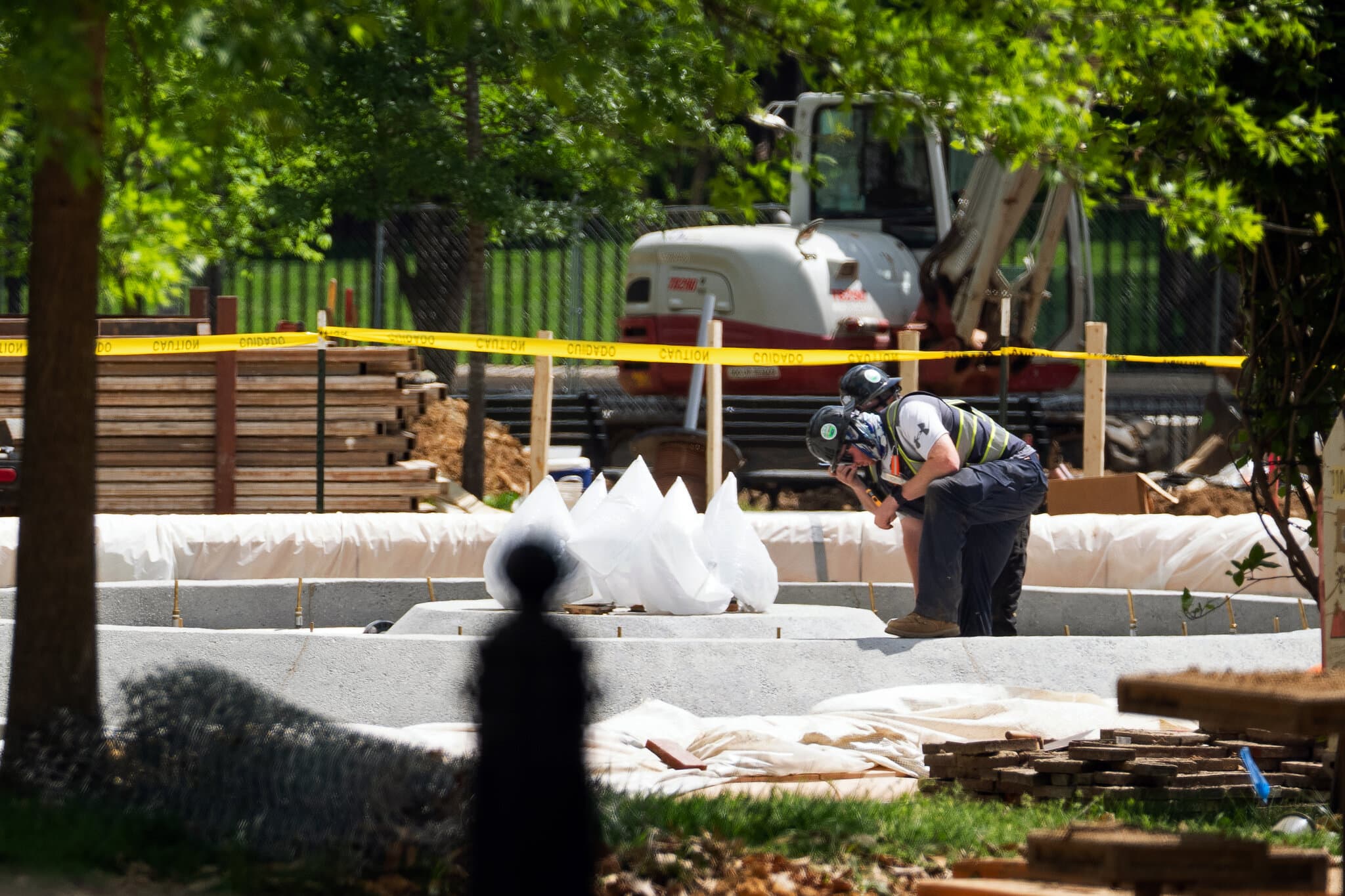 Firm Building Trump’s Ballroom Got a Secret No-Bid Contract for a Nearby Job