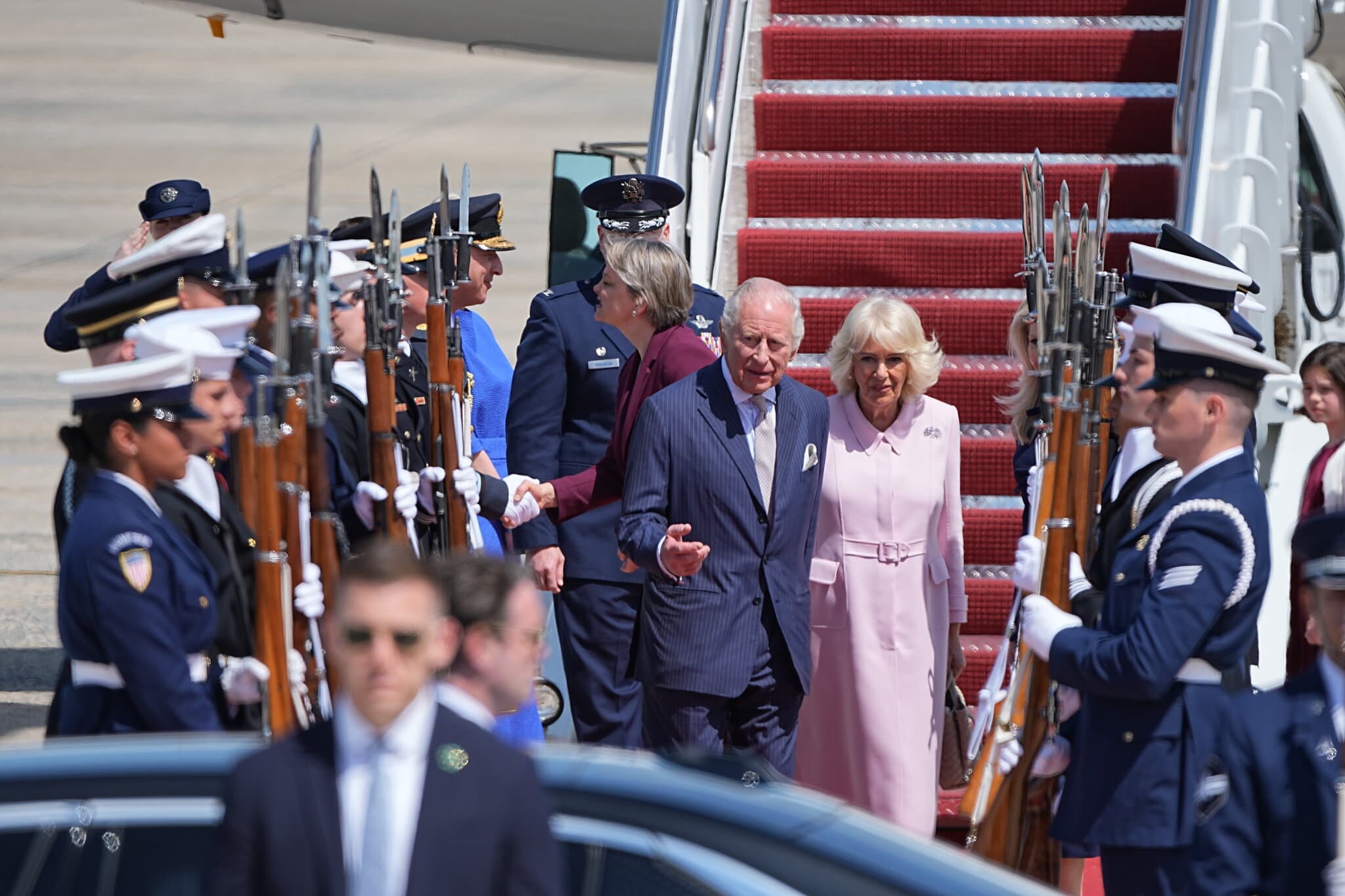 King Charles and Queen Camilla Arrive in the United States