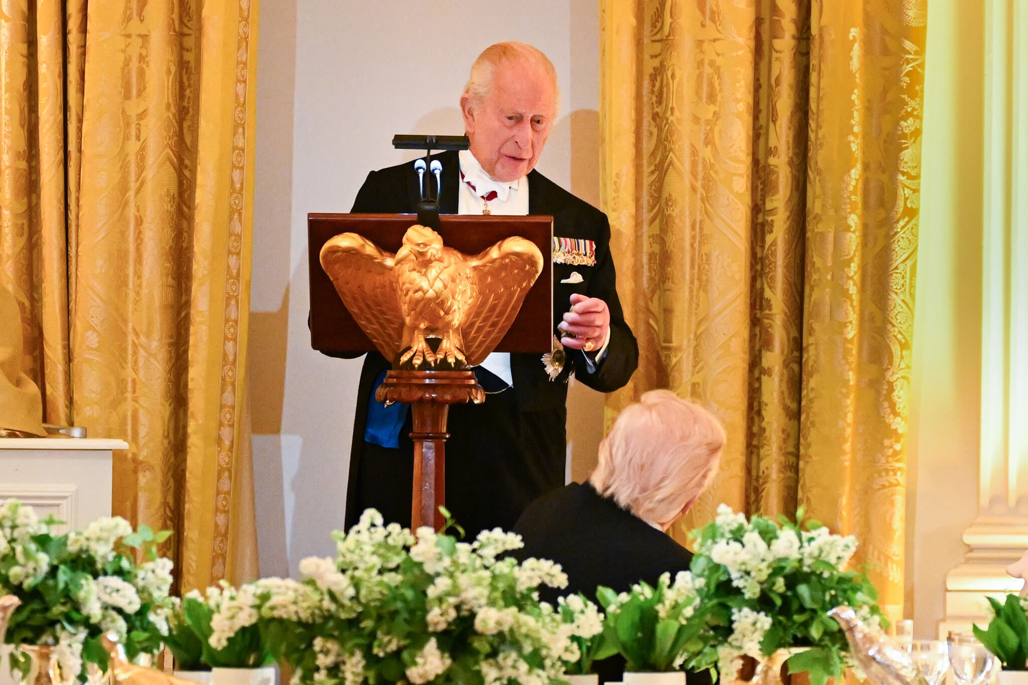 At State Dinner, King Charles Charms the Court of Trump