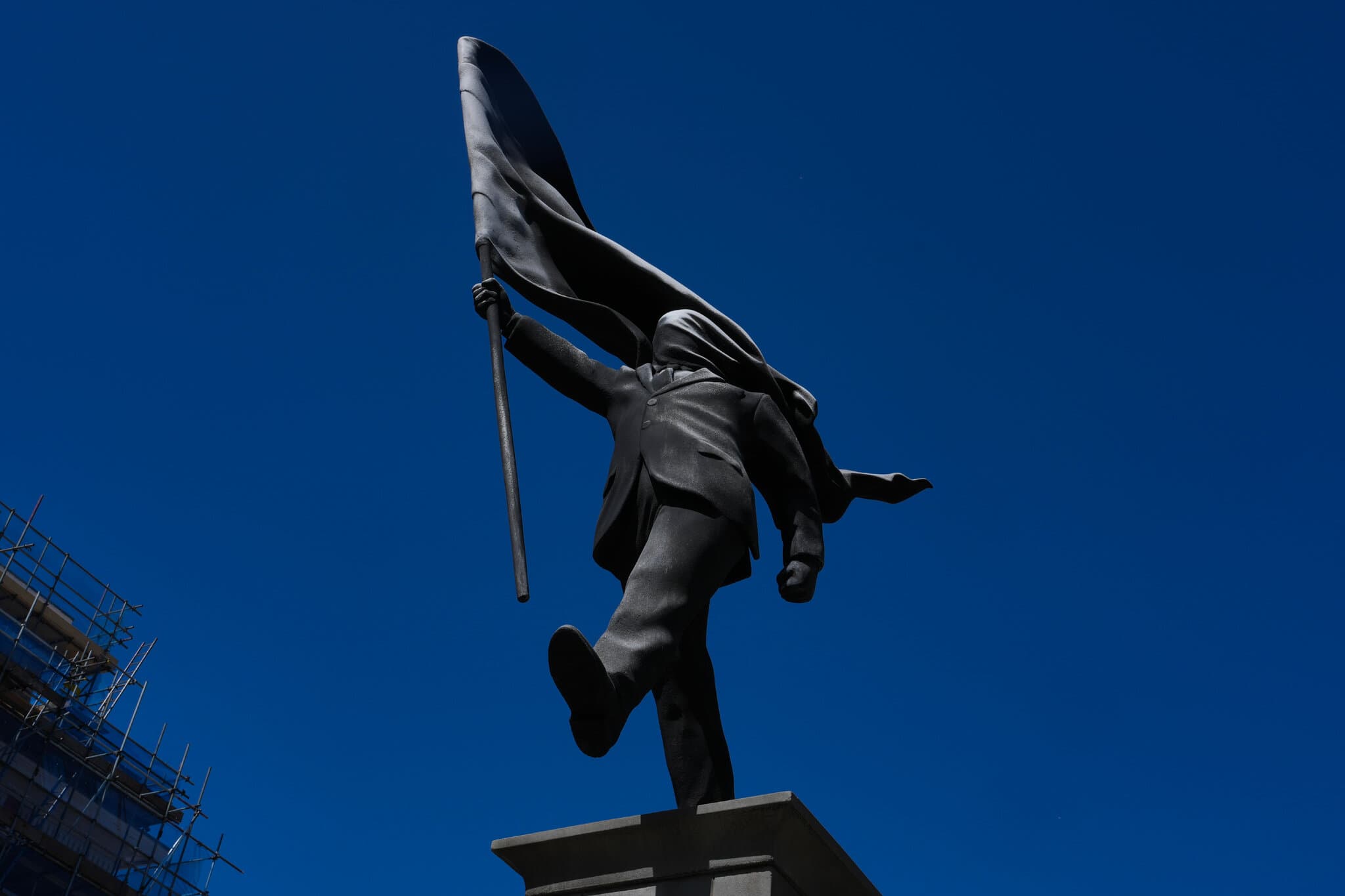 New Banksy Statue Causes Stir in Central London