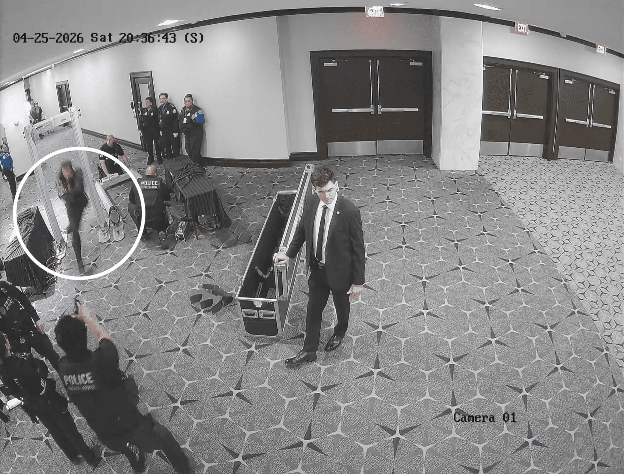 Authorities Release Video of Suspect in Correspondents’ Dinner Attack