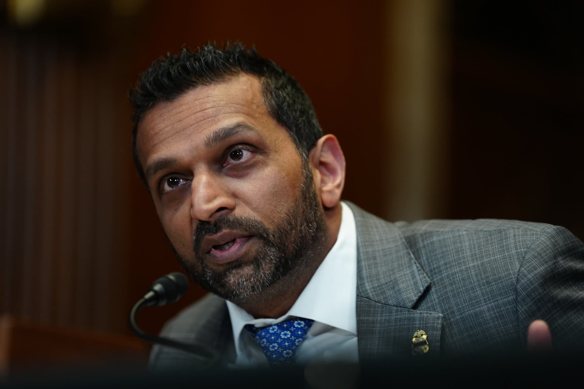 In Heated Exchanges, Kash Patel Denies Lying and Excessive Drinking