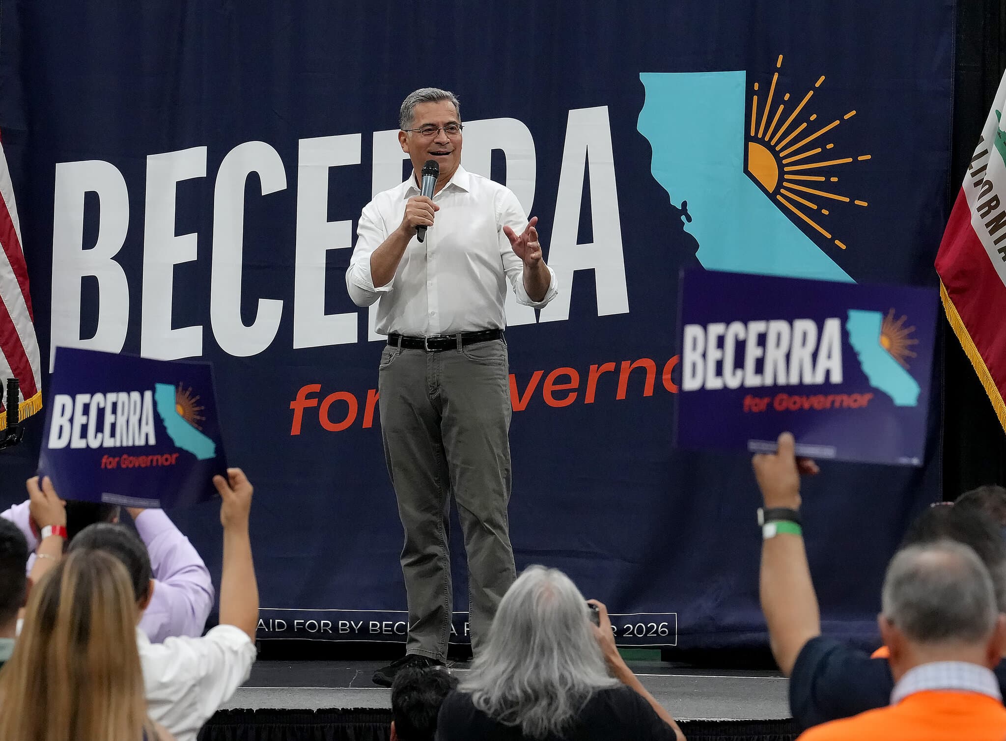 As Becerra Rises in Polls, He Draws Fire for Trying to Direct Interview