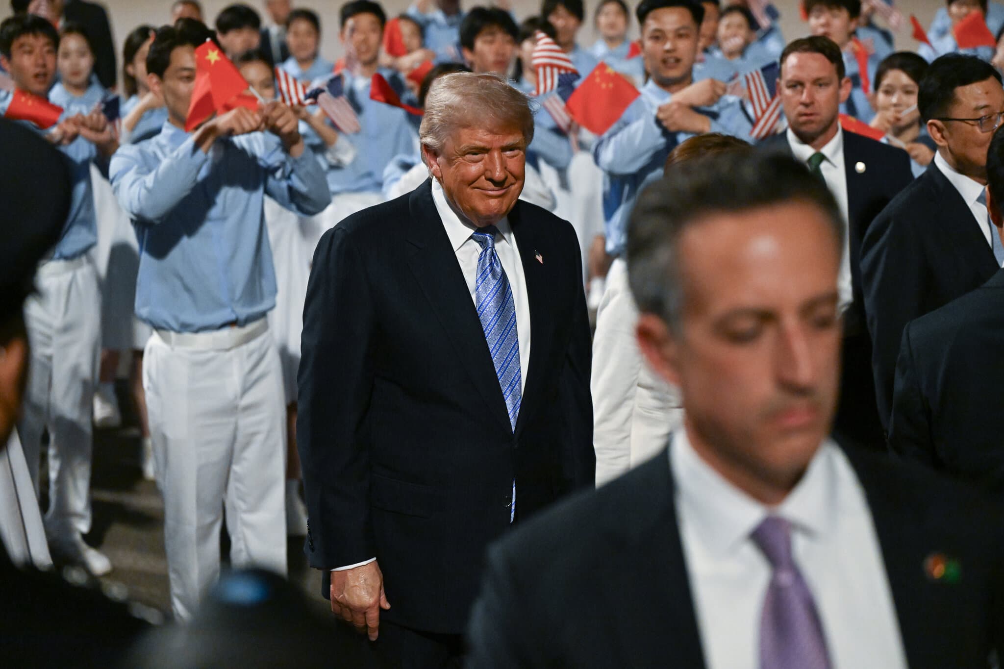 Trump Arrives in Beijing to Begin High-Stakes Summit With Xi