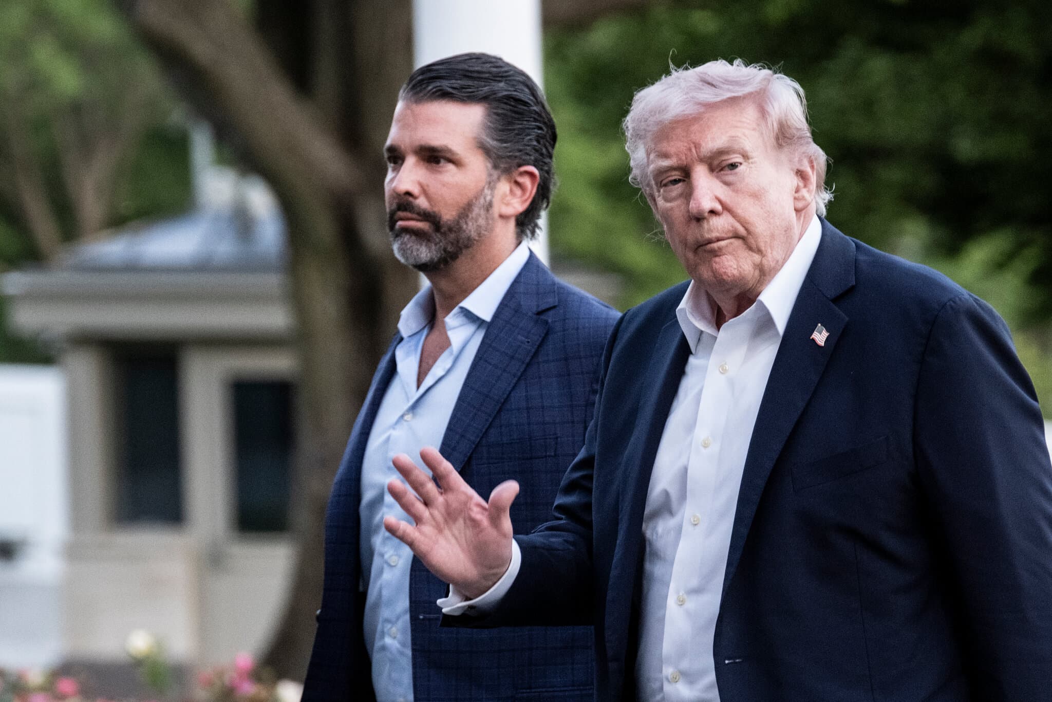 Trump Says He Will ‘Try and Make’ Son’s Wedding, but Timing ‘Not Good’