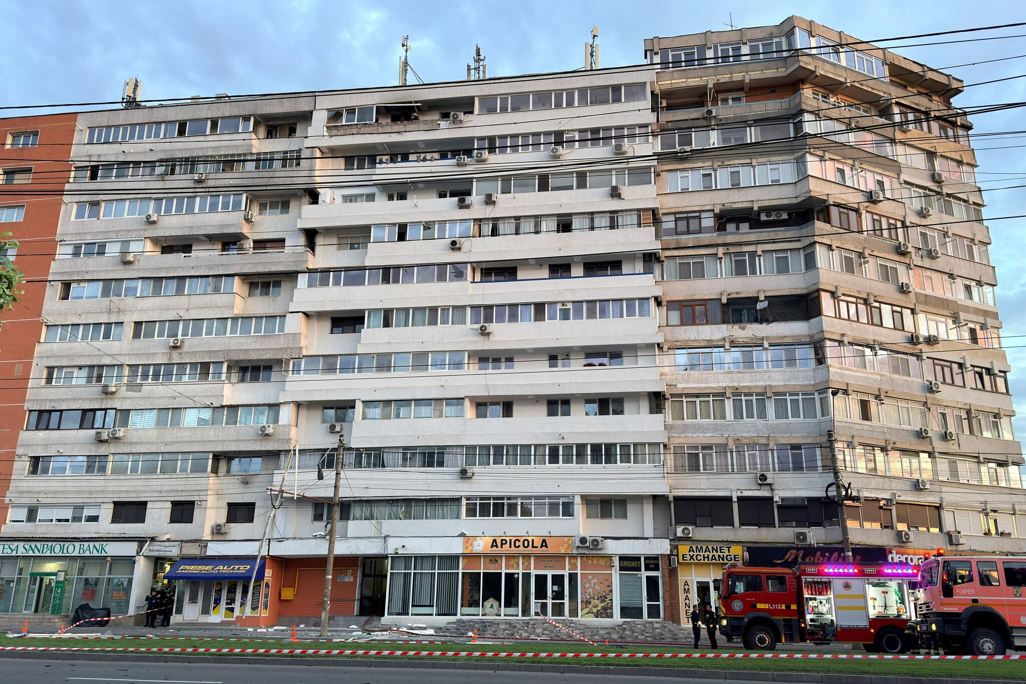 Russian Drone Hits Romanian Apartment Building, Officials Say