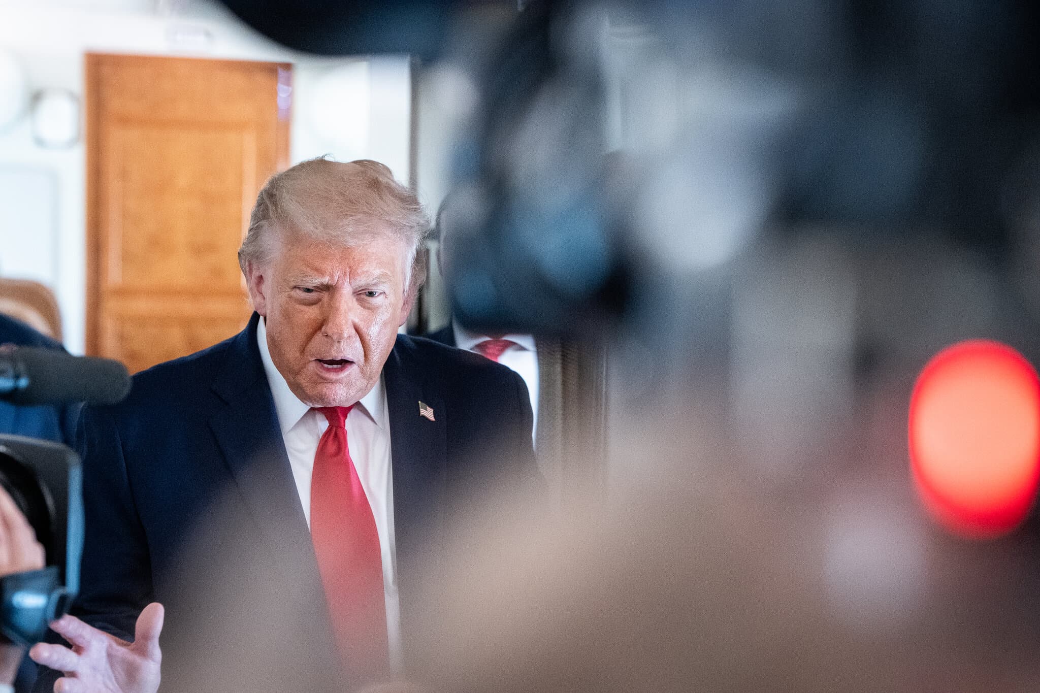 Trump Says He Never Promised No New Wars, and Defends Compensation Fund