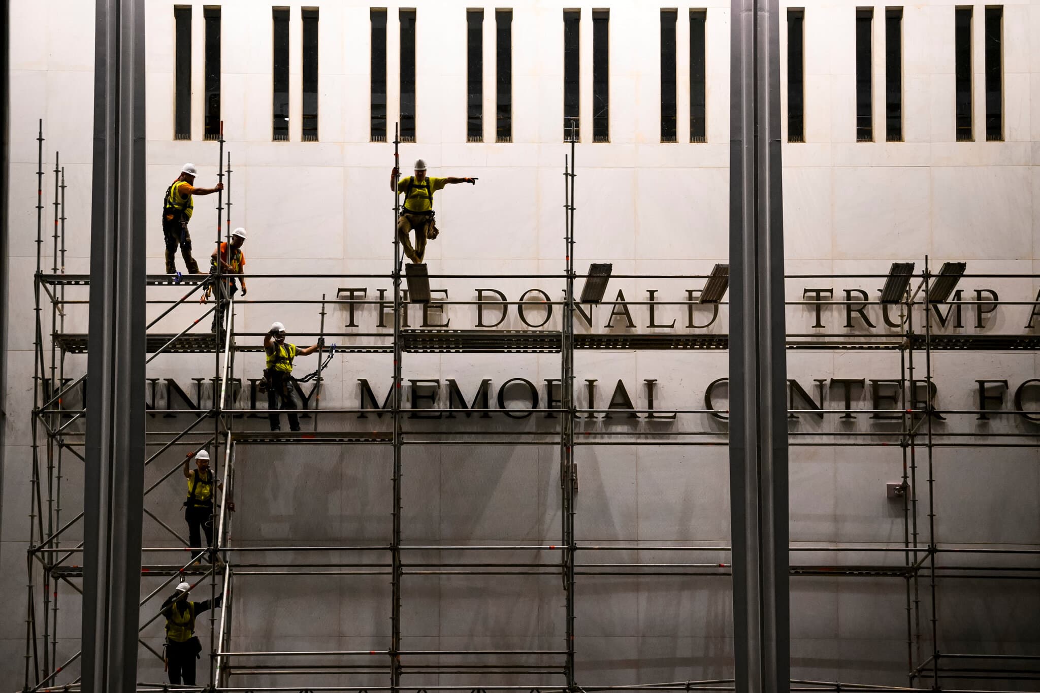 Kennedy Center Removes Trump’s Name From Facade