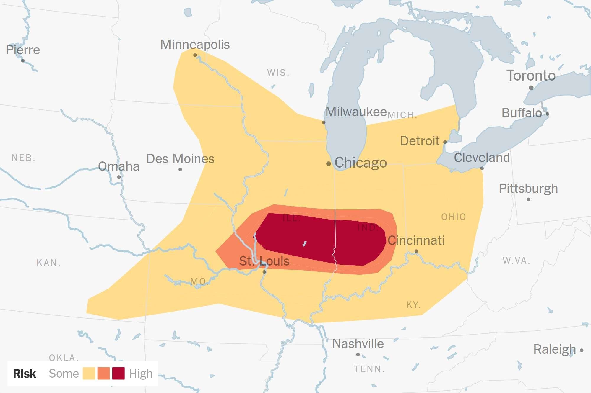Tornadoes Reported in Wisconsin and Illinois as Violent Storms Move Through Midwest