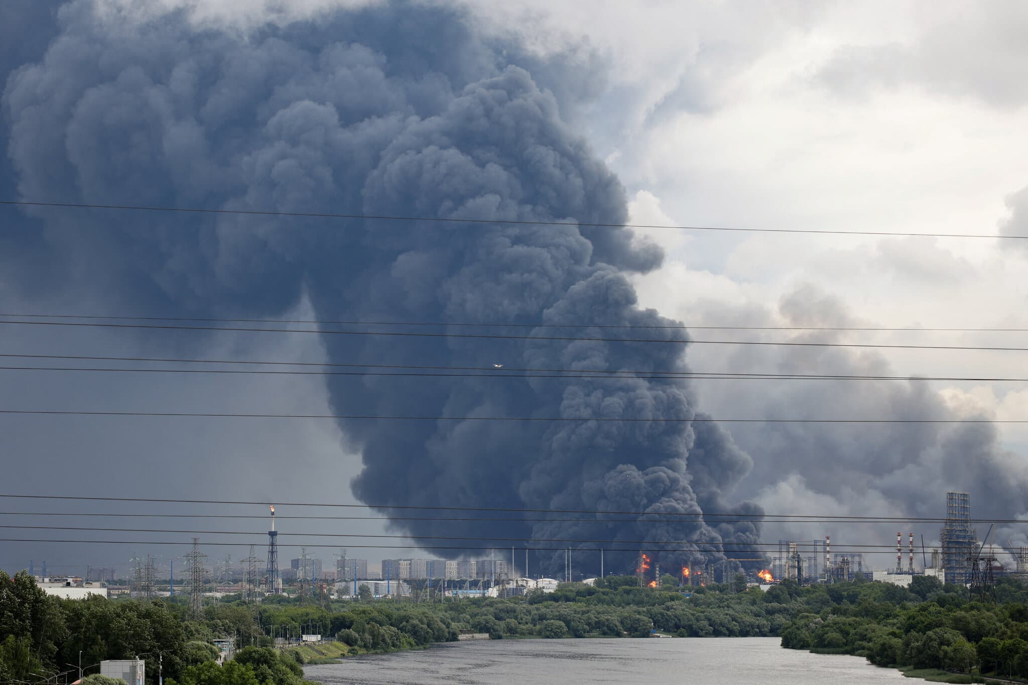 Ukraine Bombards Moscow With One of the Biggest Drone Attacks of the War