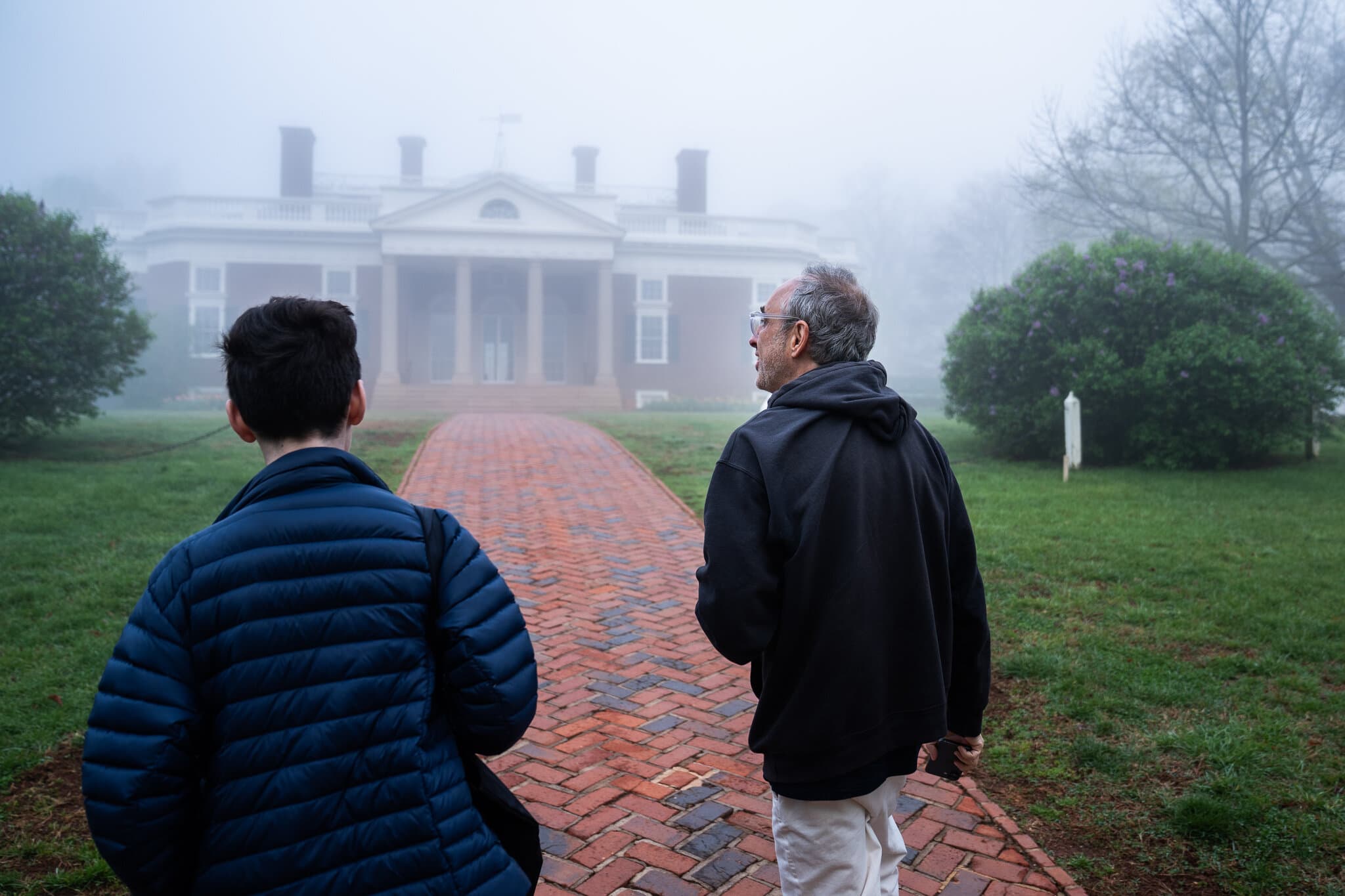 A Father and Son Visit a Founding Father