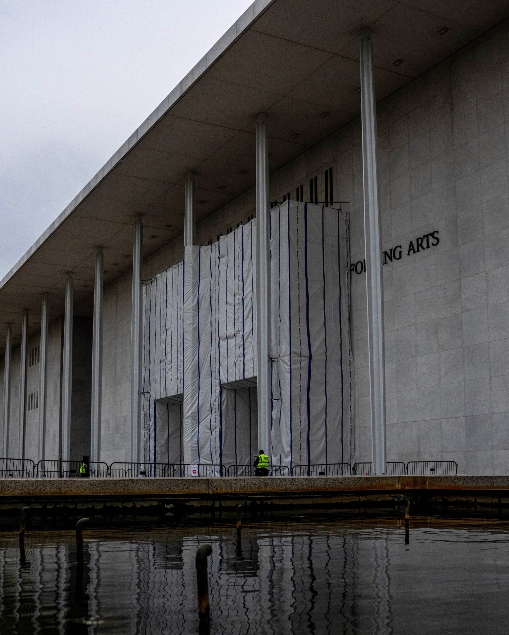‘A Literal Coverup’: What Is the Kennedy Center Hiding Behind Those Tarps?