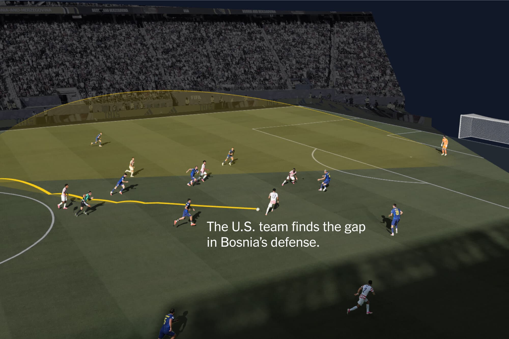 See How a Series of Quick Passes Led to the U.S. Team’s First Goal