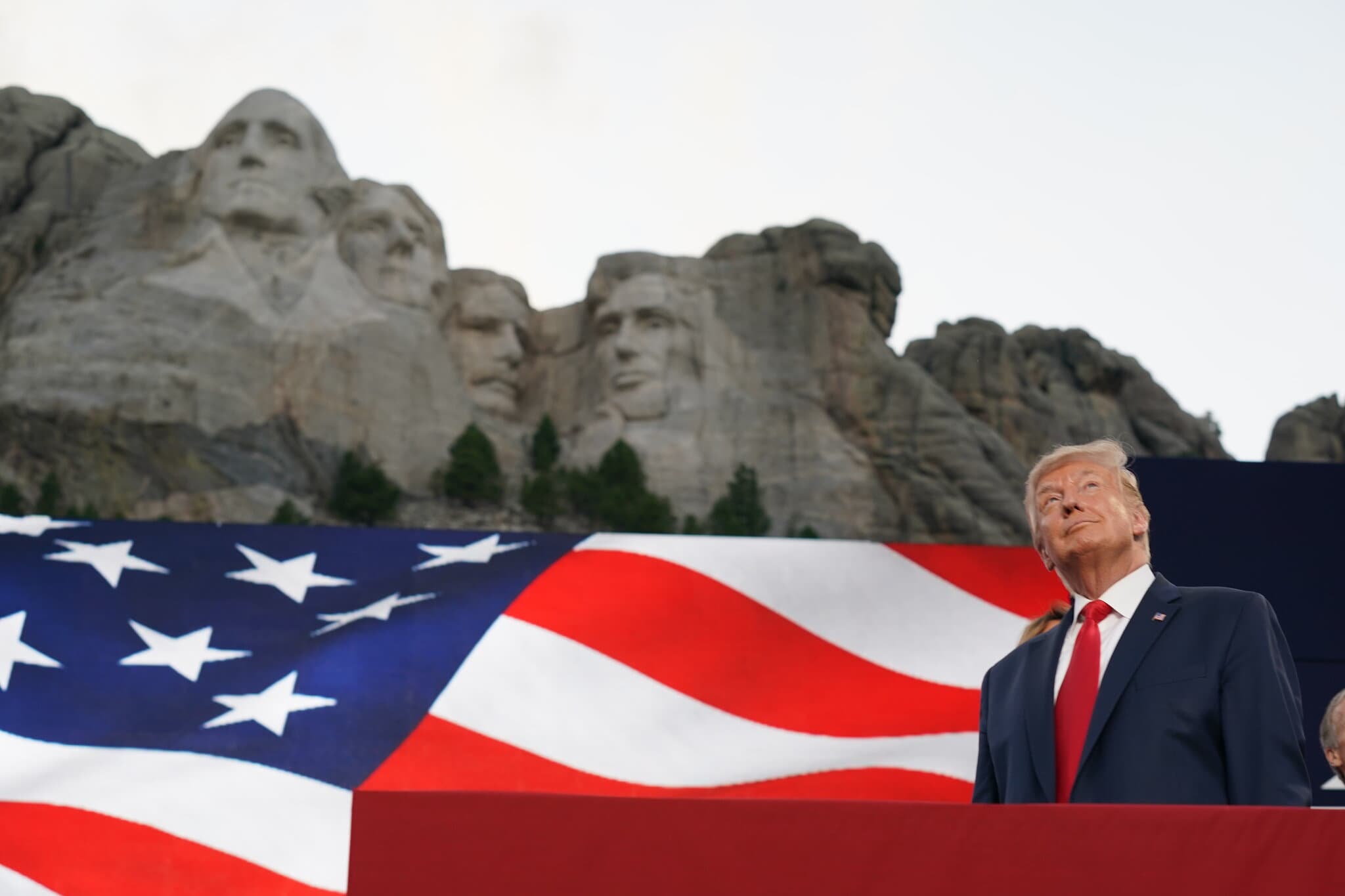 At Mount Rushmore, Trump Veers From Patriotism to ‘Communism’