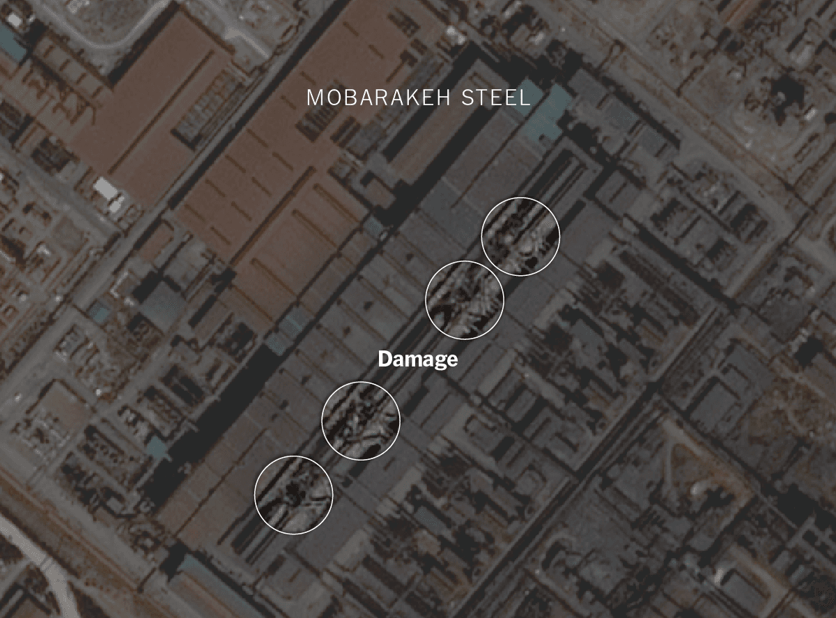 Israel Struck an Iranian Steel Facility. Was It a Valid Military Target?