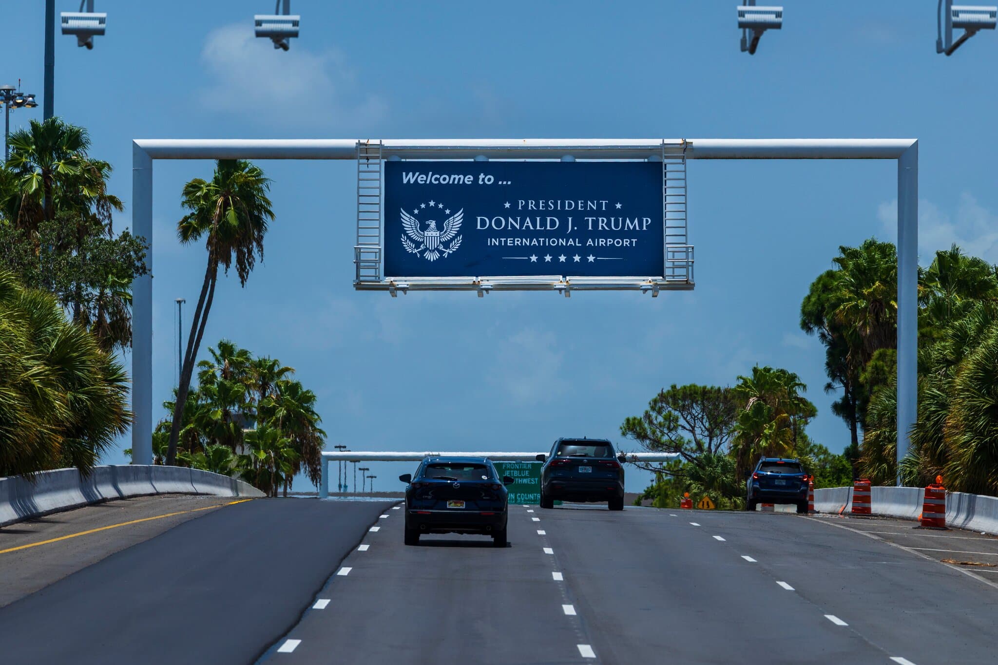 Palm Beach Airport in Florida Is Renamed for Trump
