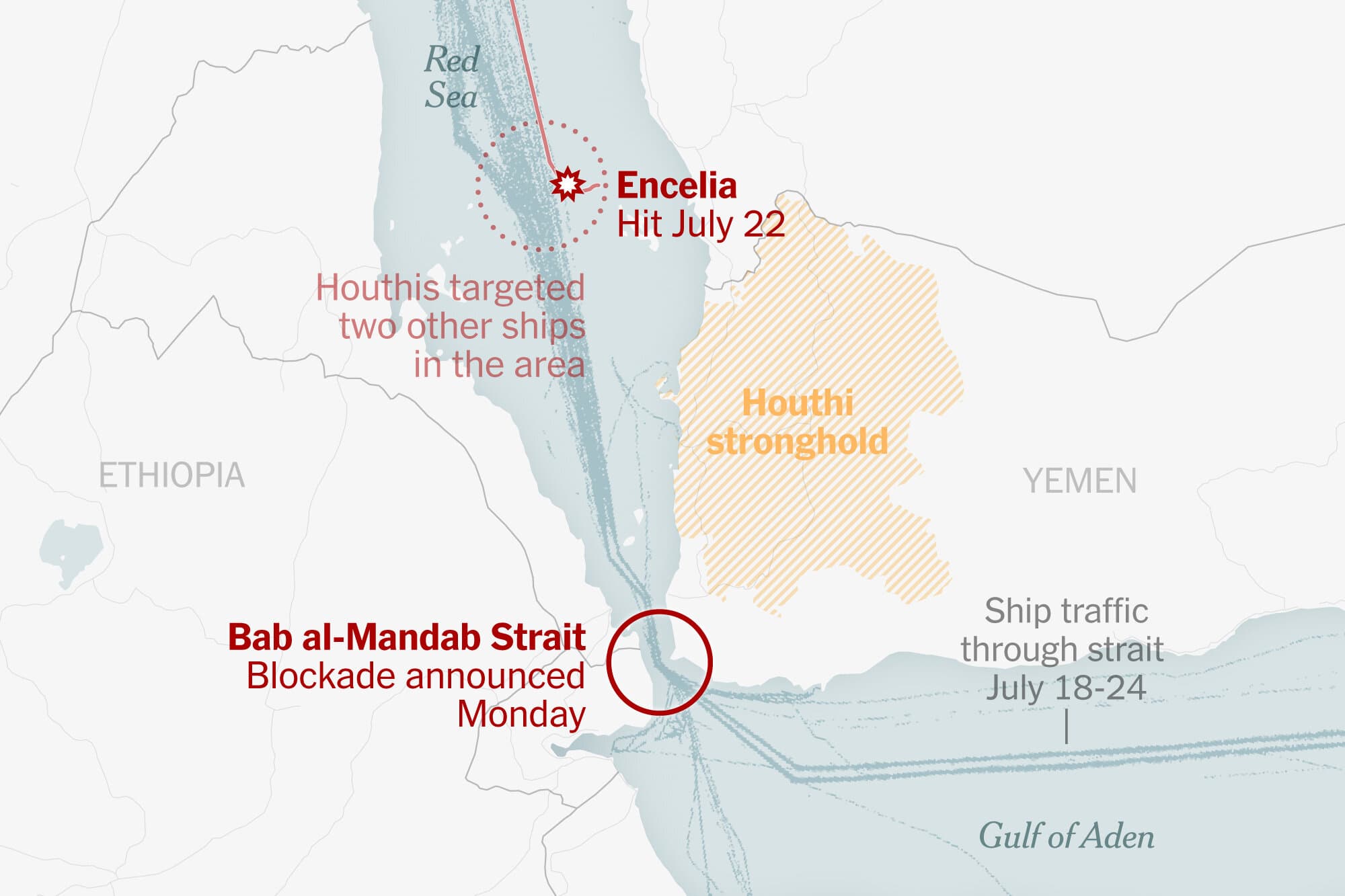 Some Attacks and U-Turns, but Ships Sail Red Sea Despite Houthi Blockade