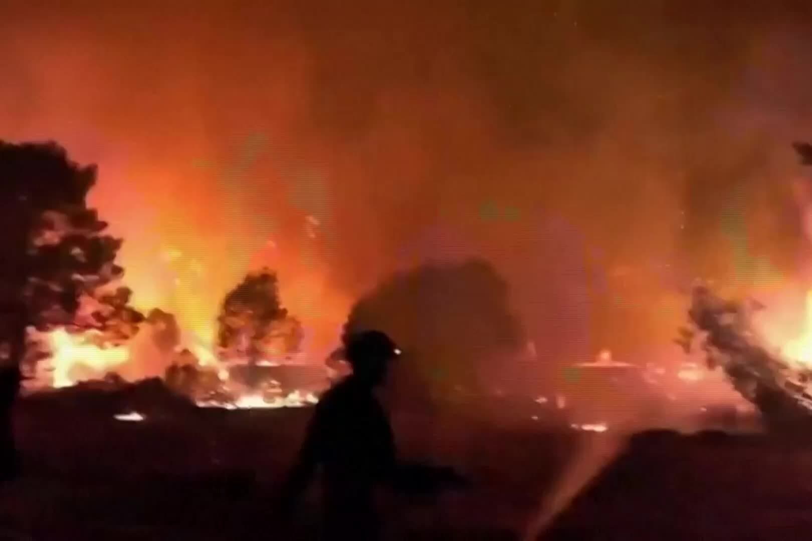 Wildfire Smoke Chokes Skies in Spain and France