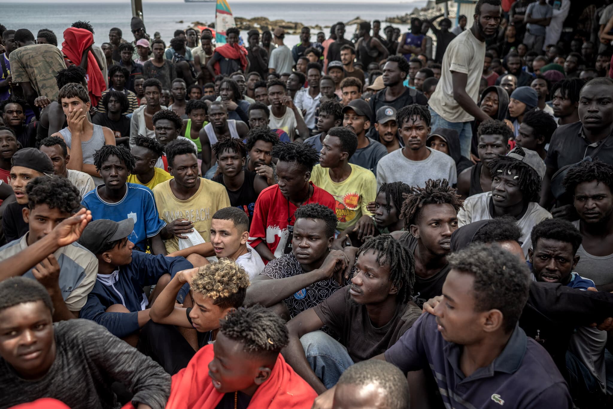 Spain Installs Floating Barrier in Ceuta After Influx of Migrants