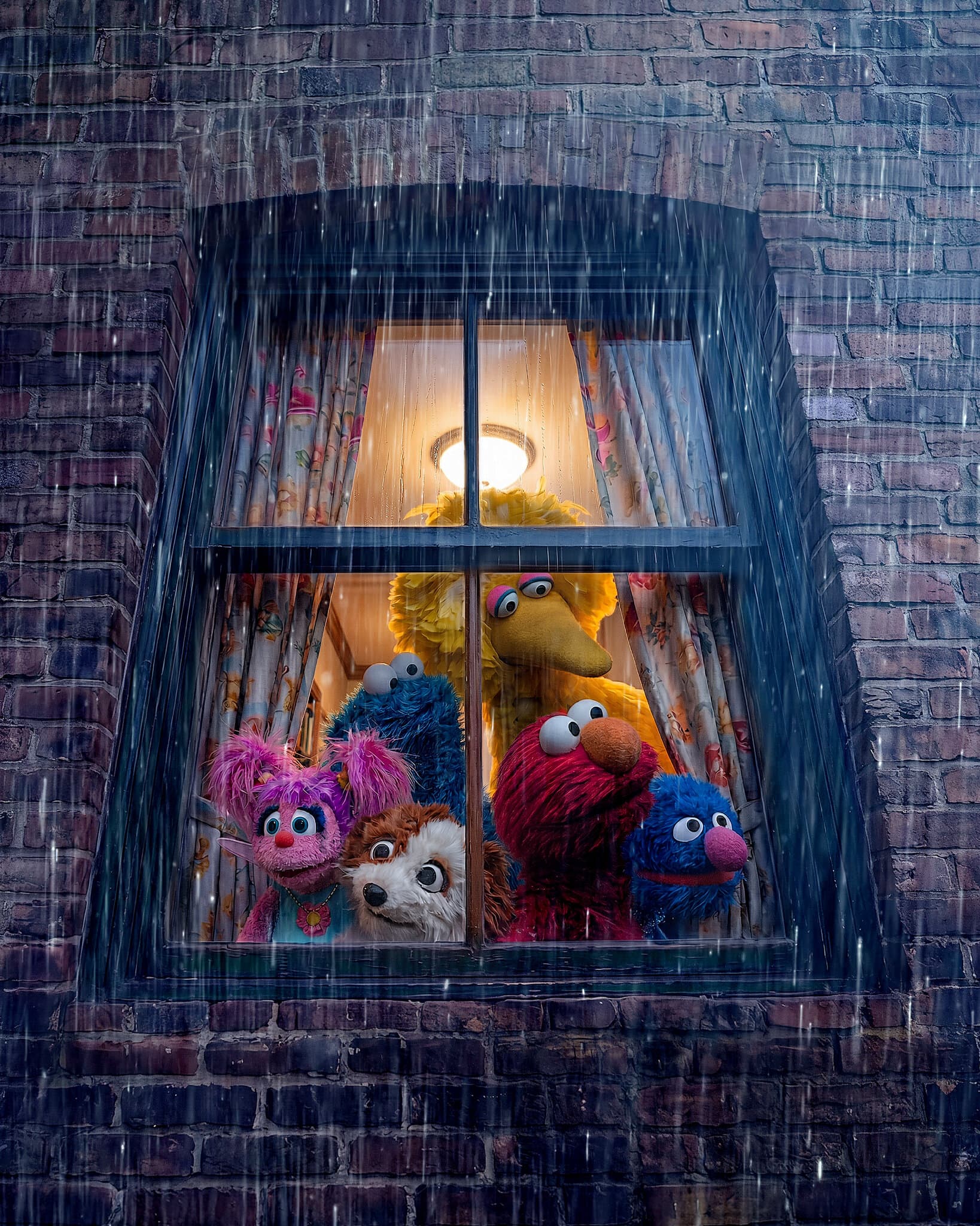 Extreme Weather Brings Fierce Winds, and Gentle Hugs, to Sesame Street
