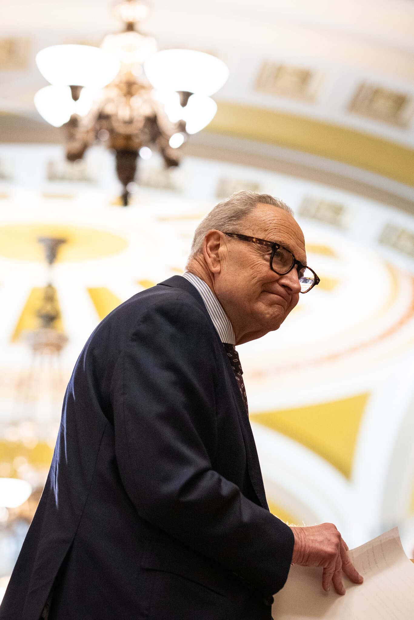 A Spurned Schumer Reaches Out to the Left