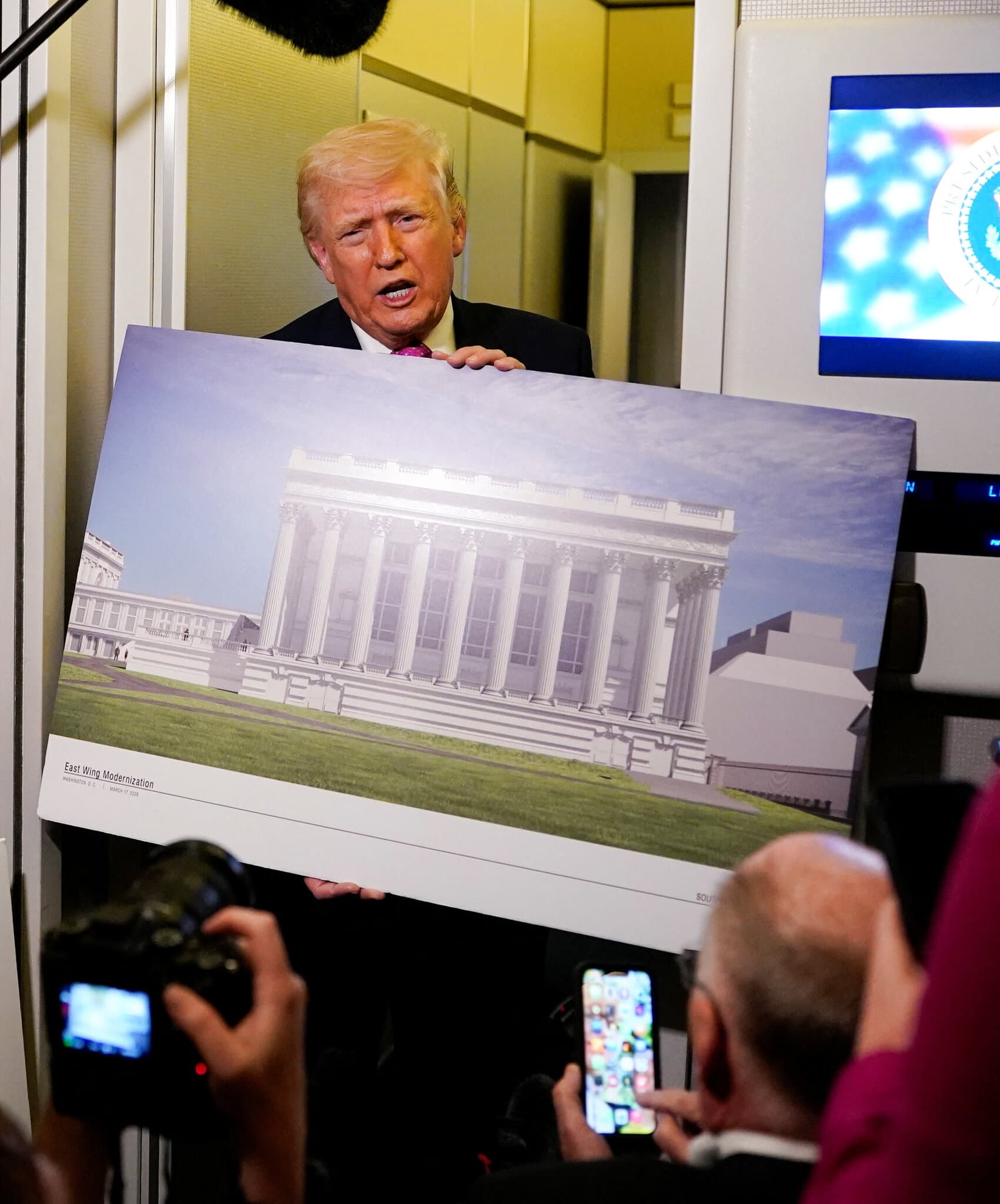 The Case of the Disappearing, Reappearing White House Ballroom Stairs