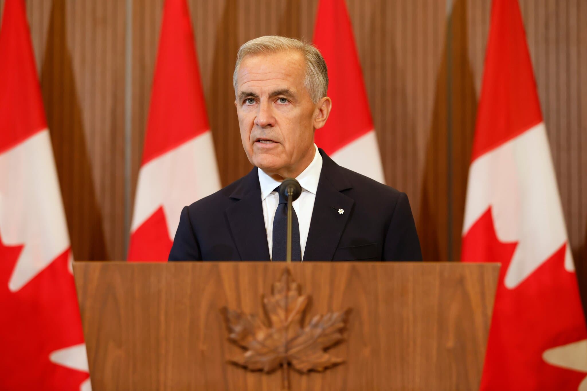 ‘Attacked’ by Trump on Trade, Canada Is ‘at War’ With U.S., Carney Says
