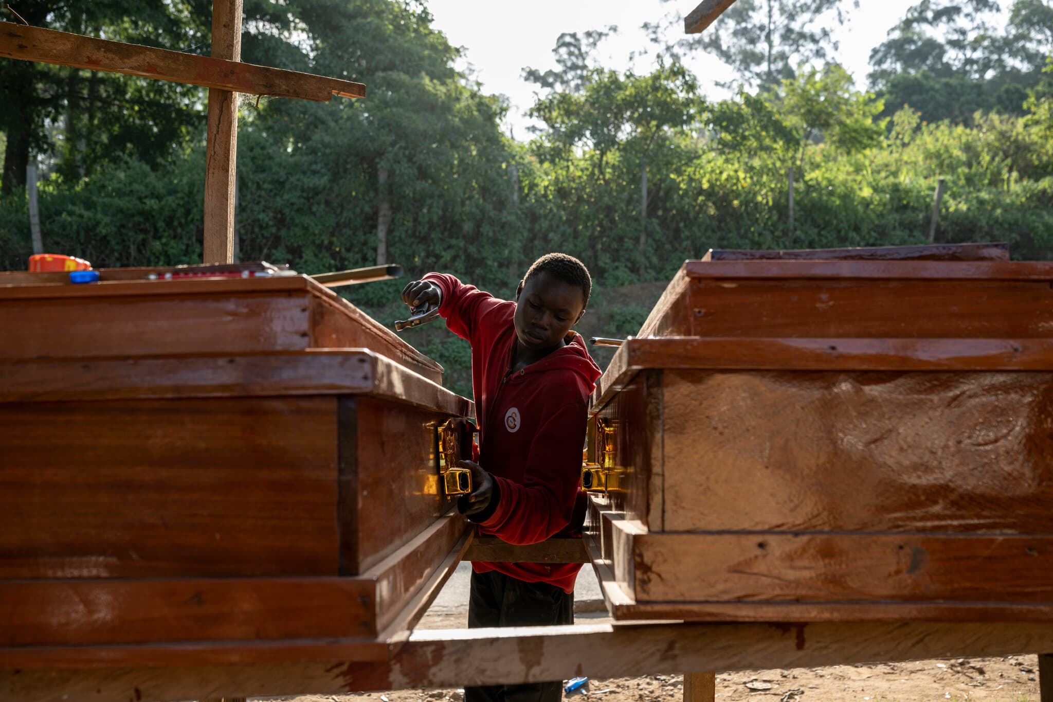 The Business of Coffin Making in a City Ravaged by Ebola