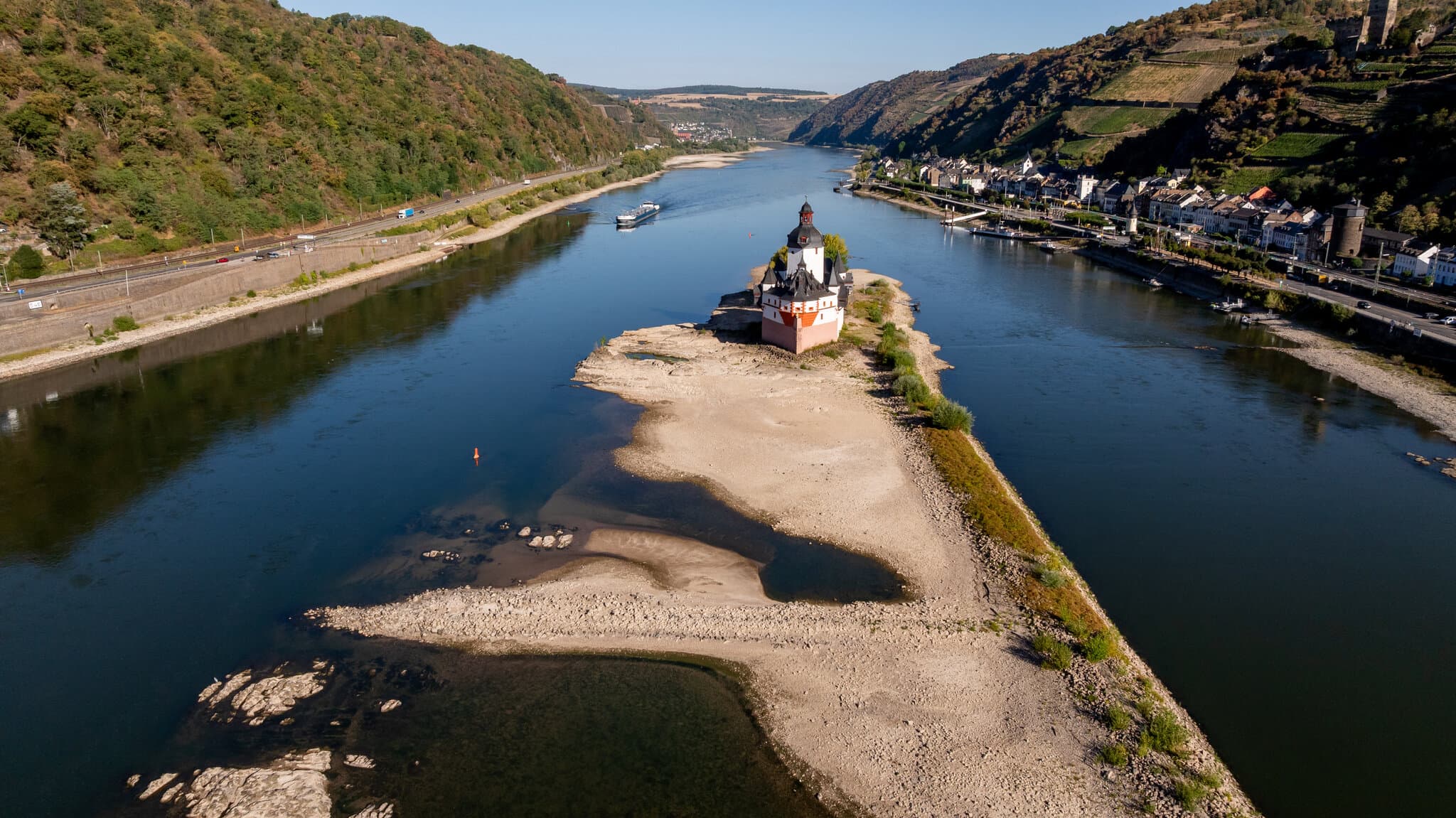 European River Cruises Upended as Drought and Low Water Take a Toll