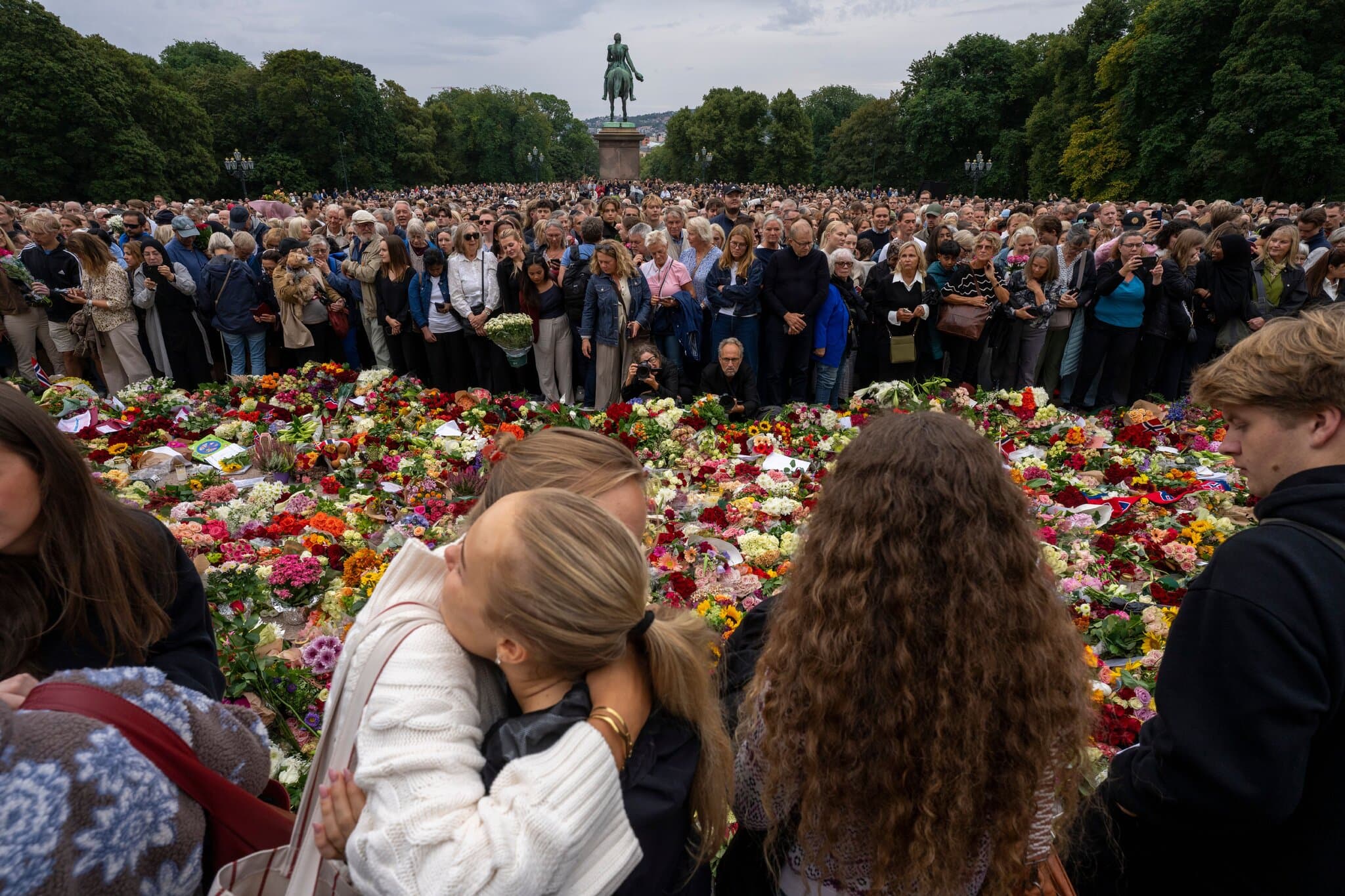 ‘The Grandfather of All Norway’: Mourners Remember King Harald V