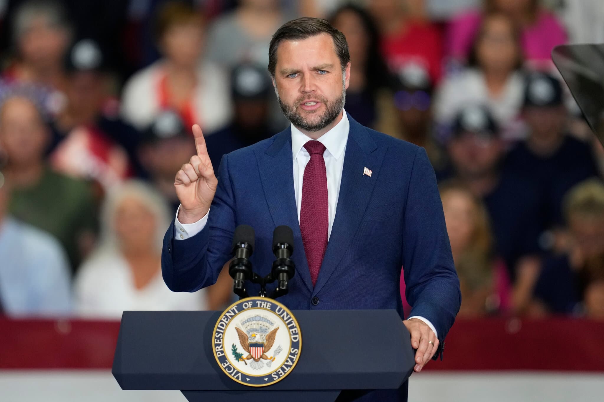 Vance Calls El-Sayed ‘Evil’ in No-Holds-Barred Michigan Speech