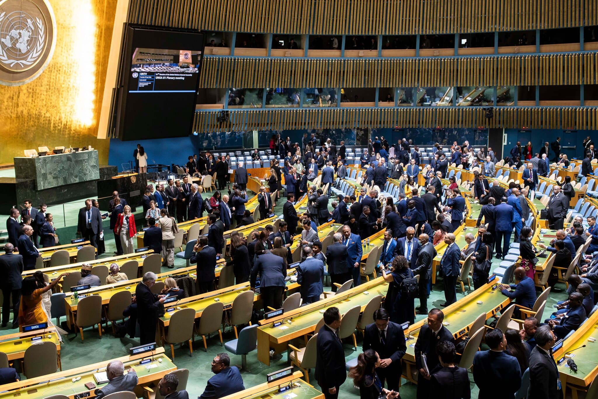 Trump Is Back on TV, Briefly, as Many Networks Carry His U.N. Speech Live